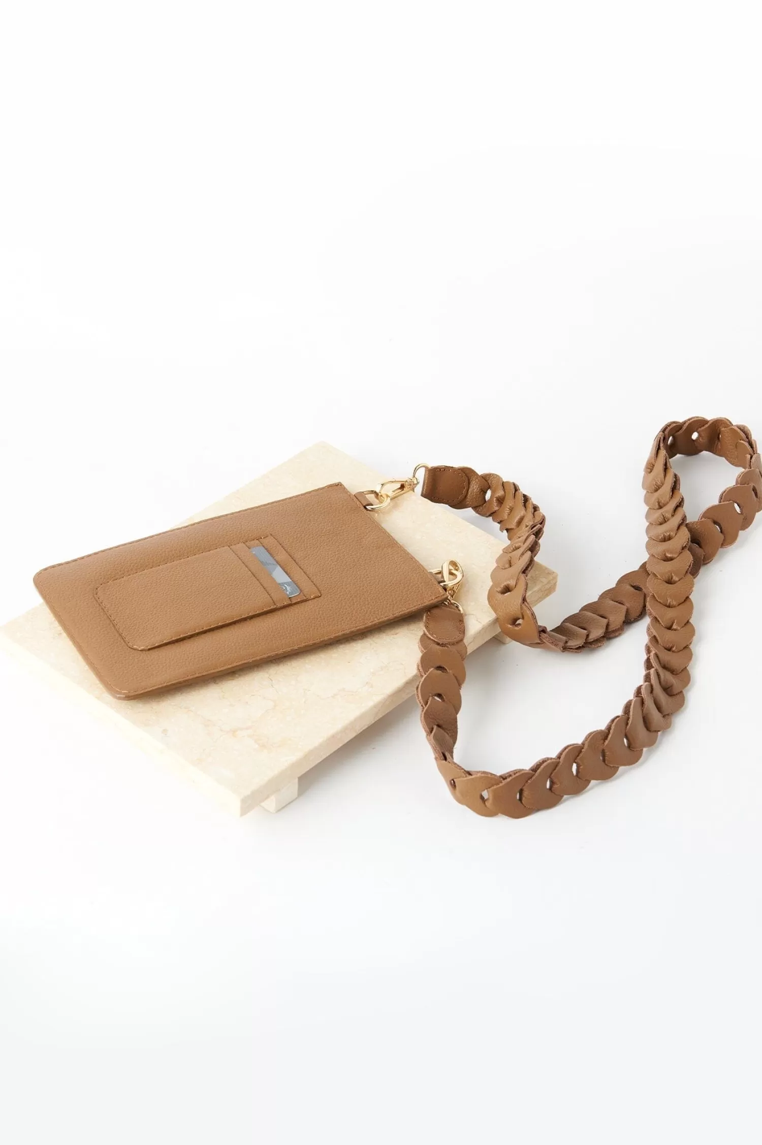 Discount Adelina Mobile Phone Holder Tan Soft Leather Mobile Phone Straps & Holders | Cross Body