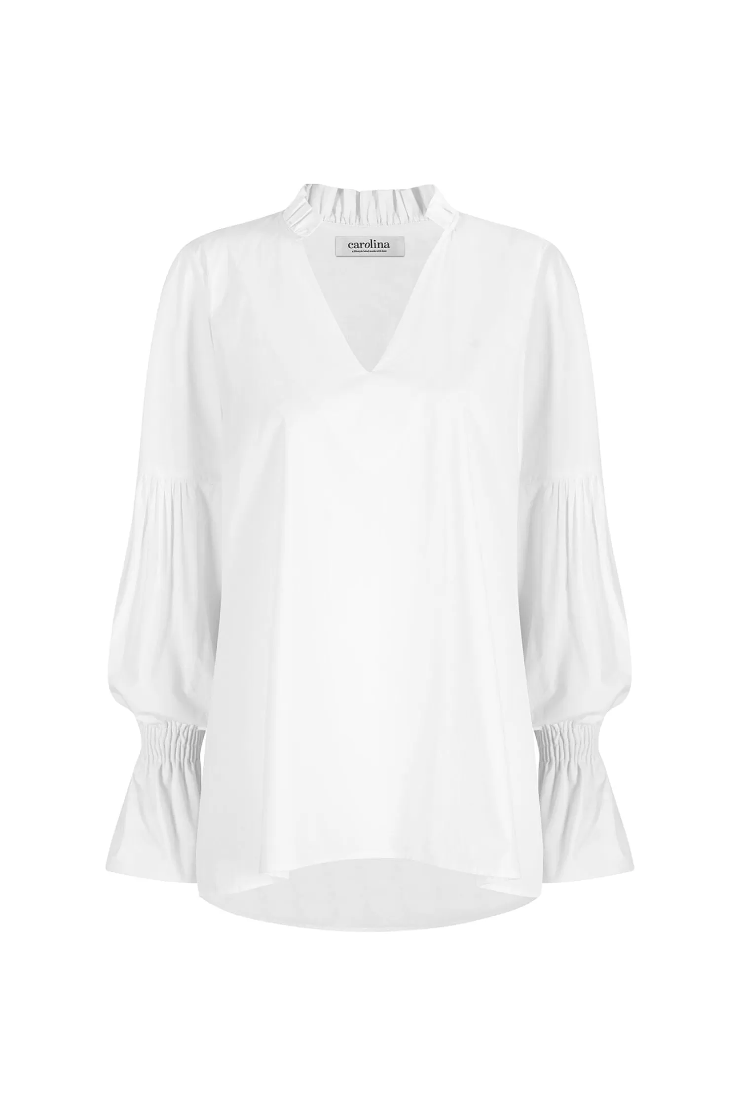 Discount Alessandra Long Sleeve Top White Long Sleeve