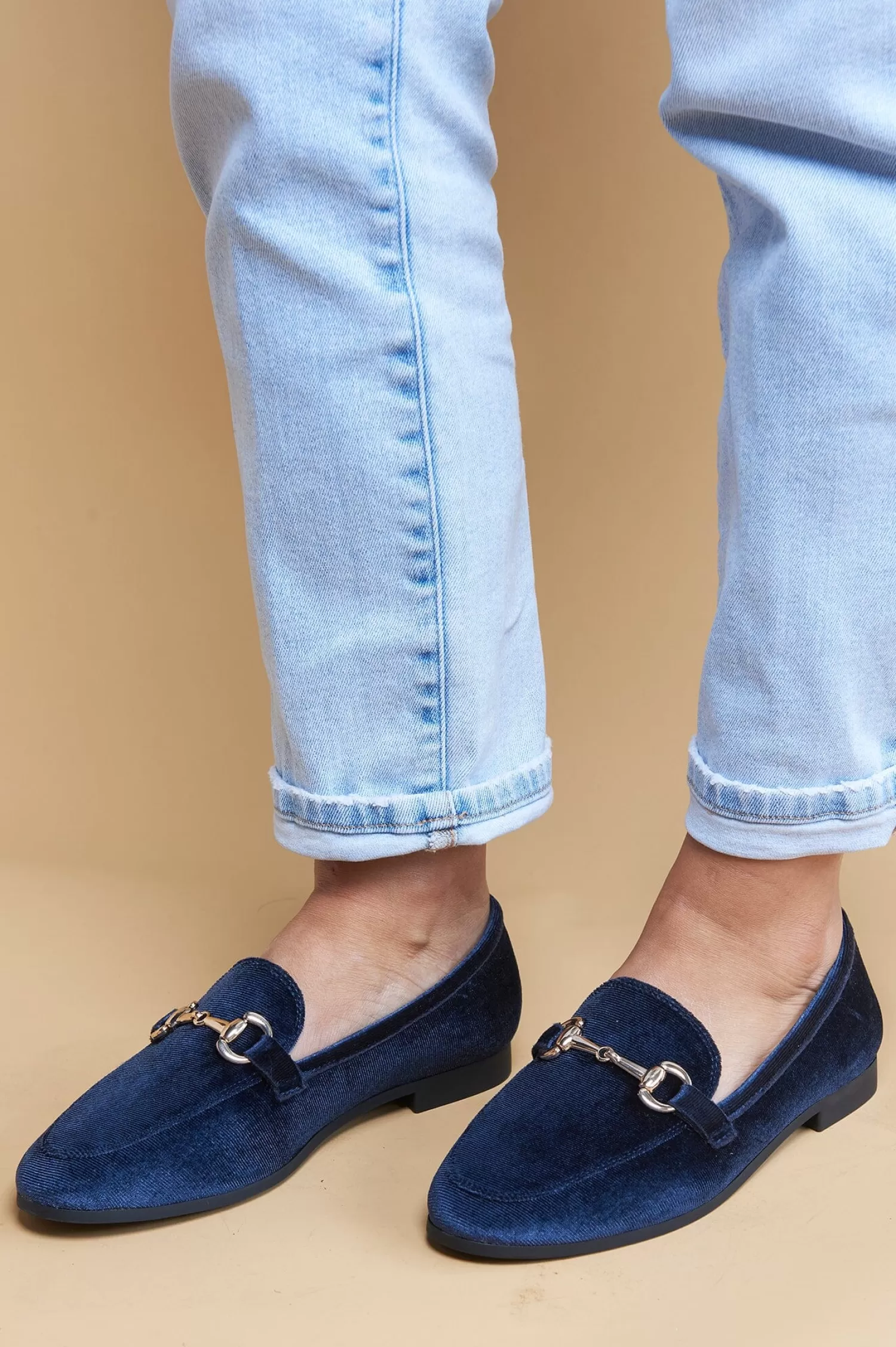 Sale Alexia Loafers Navy Flats & Loafers