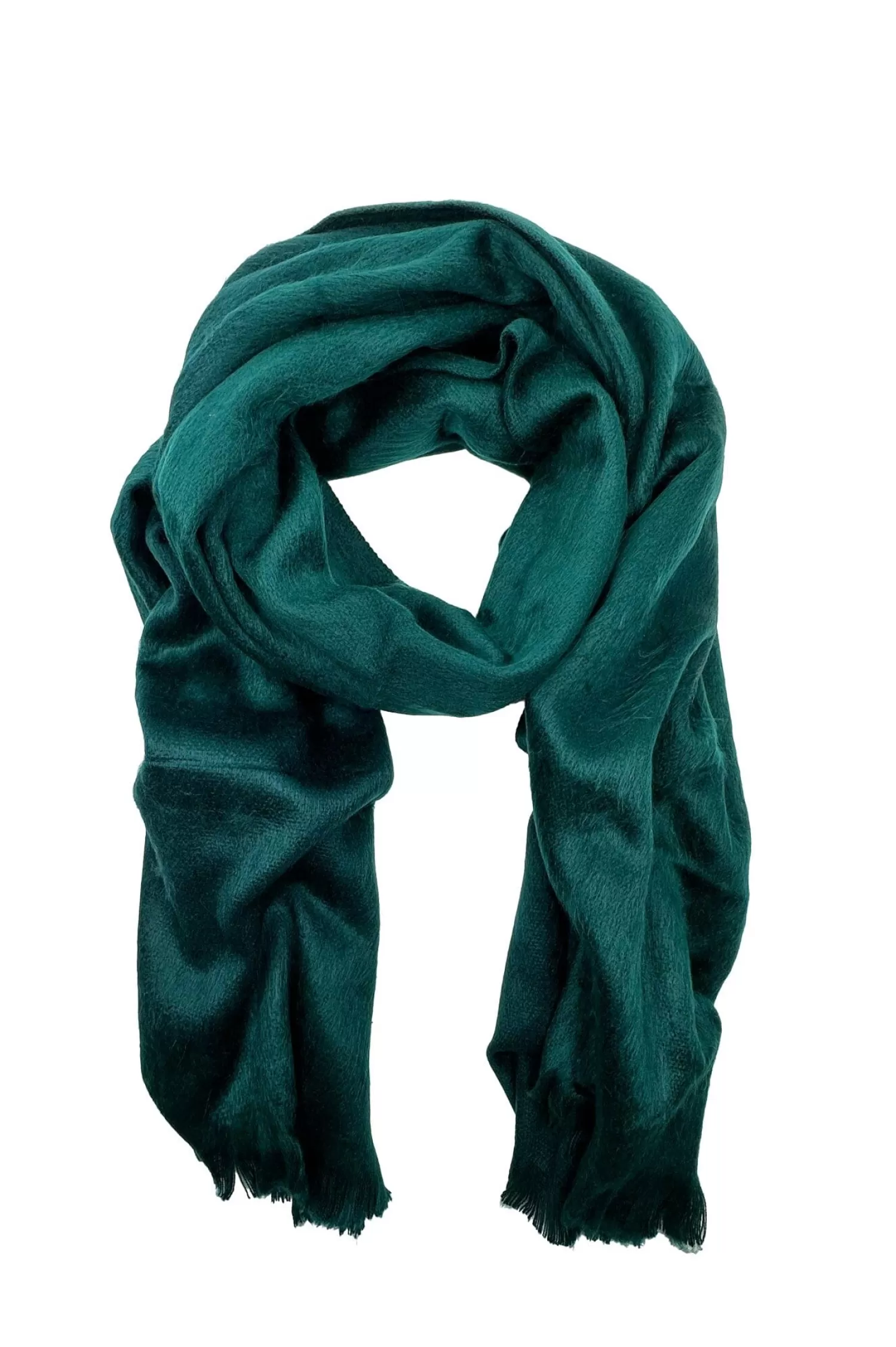 Clearance Alpaca Wrap Forest Green Scarves