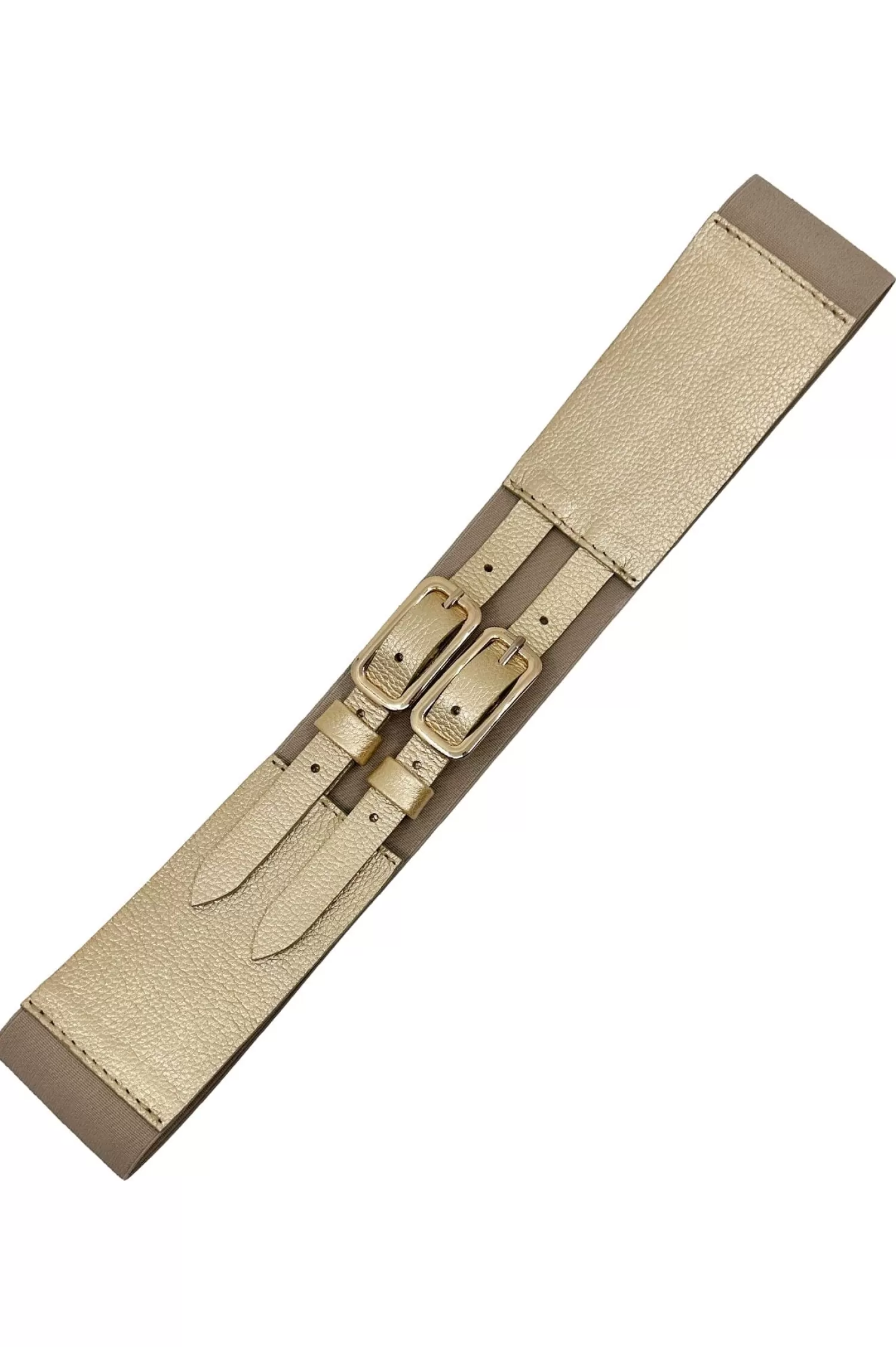 Shop Amaya Elasticised Belt Gold Belts | Belts