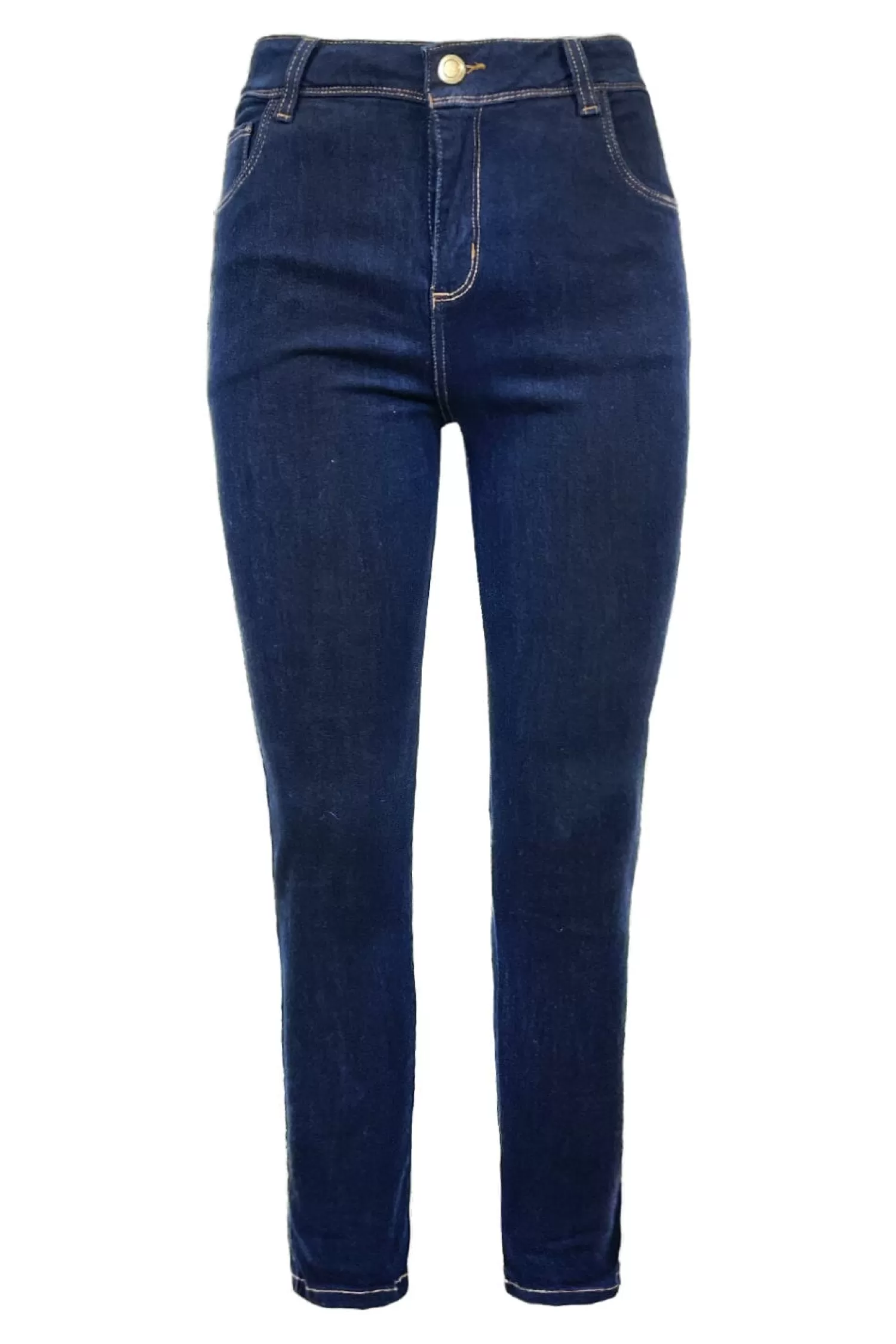 Best Sale Amber Skinny Jeans Dark Denim Blue High Rise Jeans