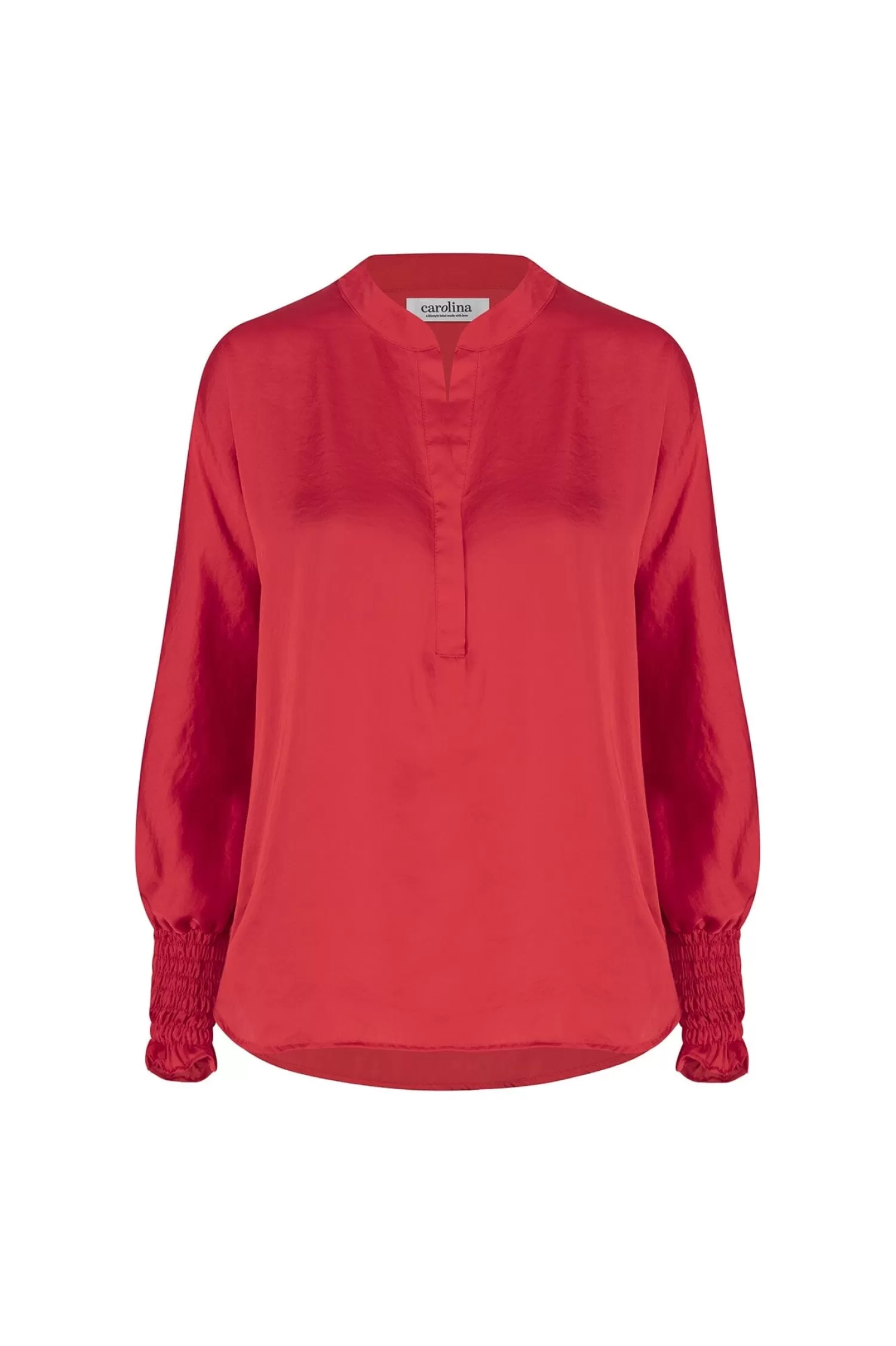 Store Angelina Long Sleeve Top Red Long Sleeve