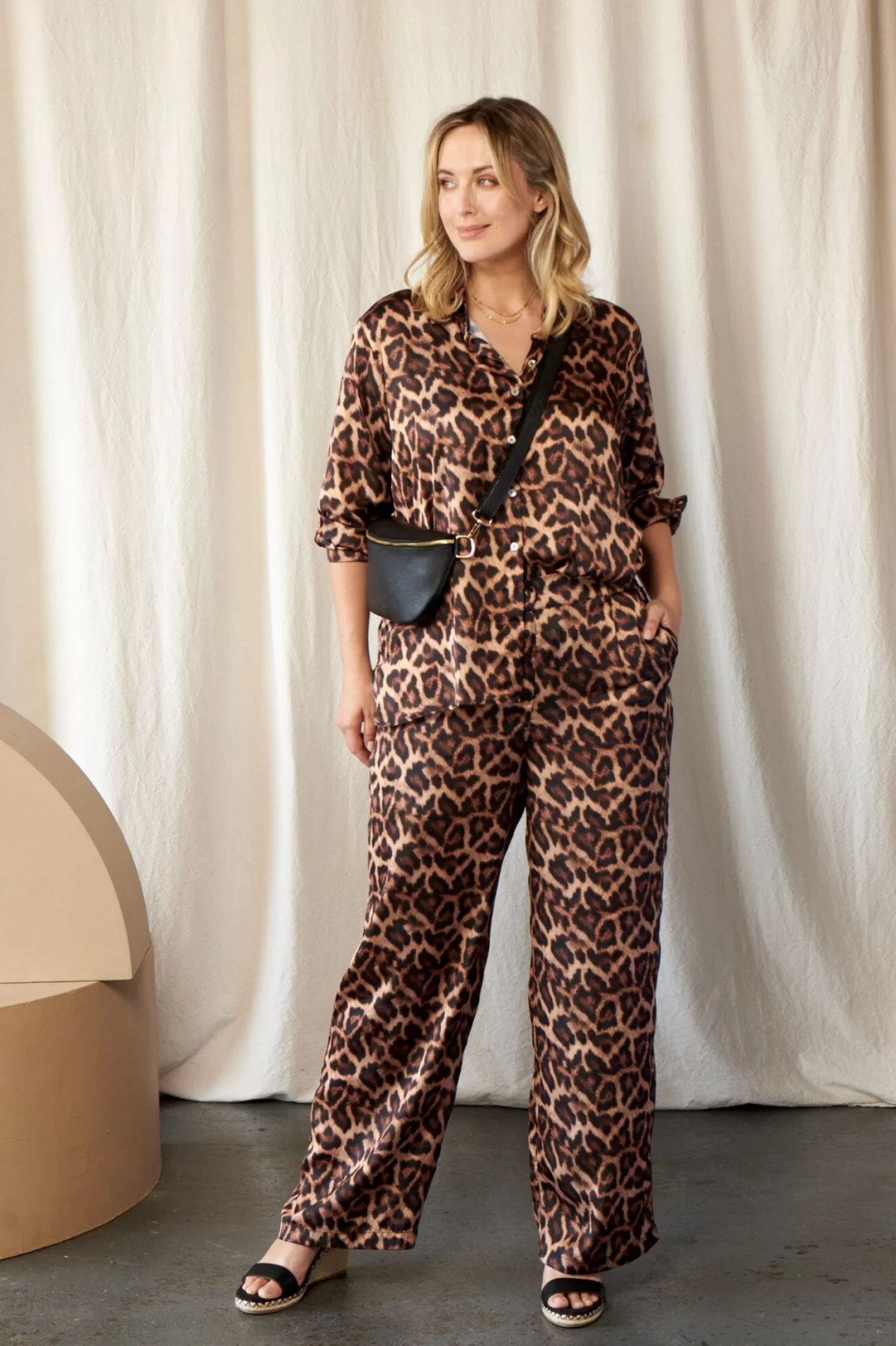 Clearance Anika Animal Print Pants Pants