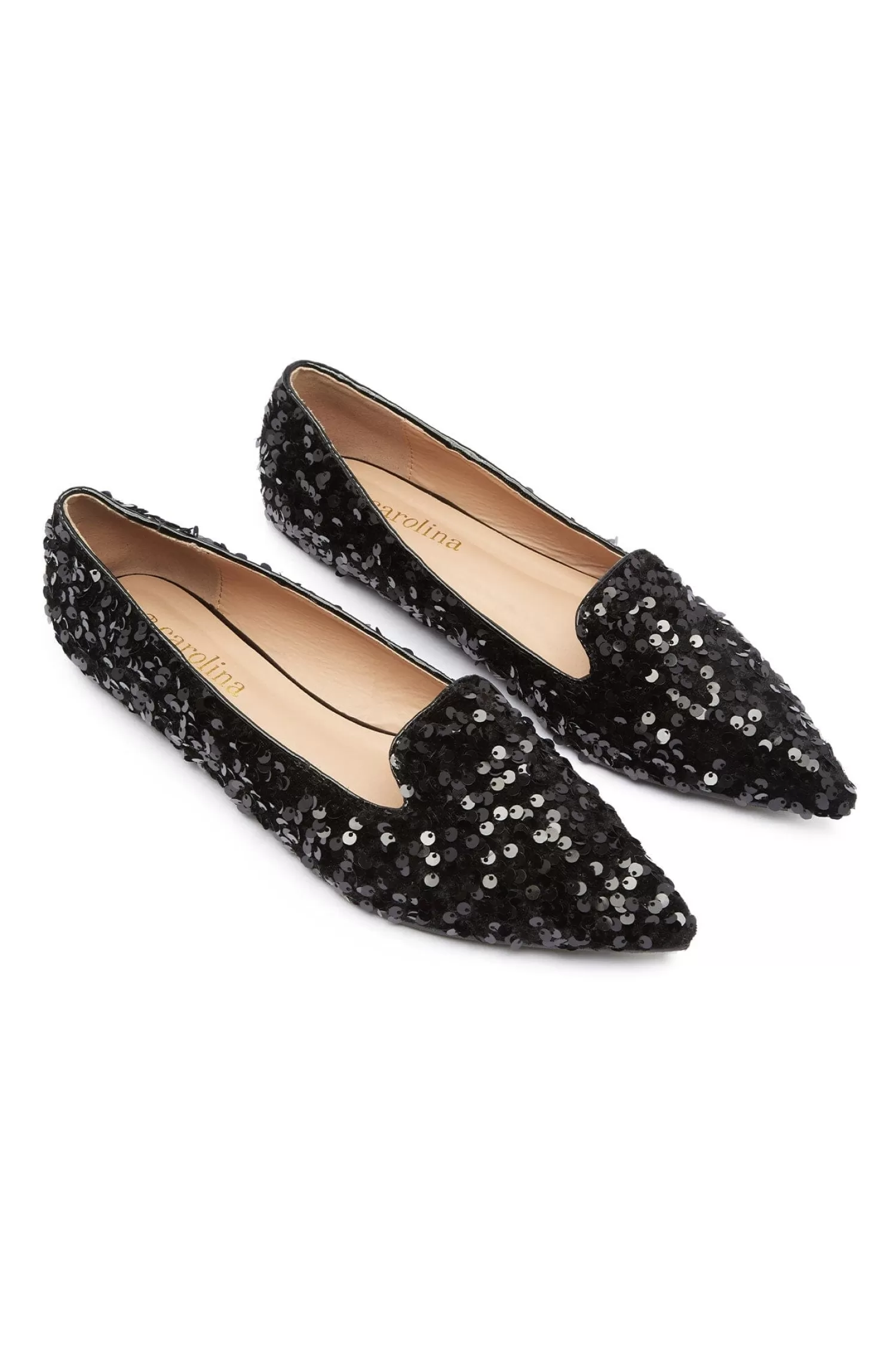 Flash Sale Annabelle Sequin Loafers Black Flats & Loafers