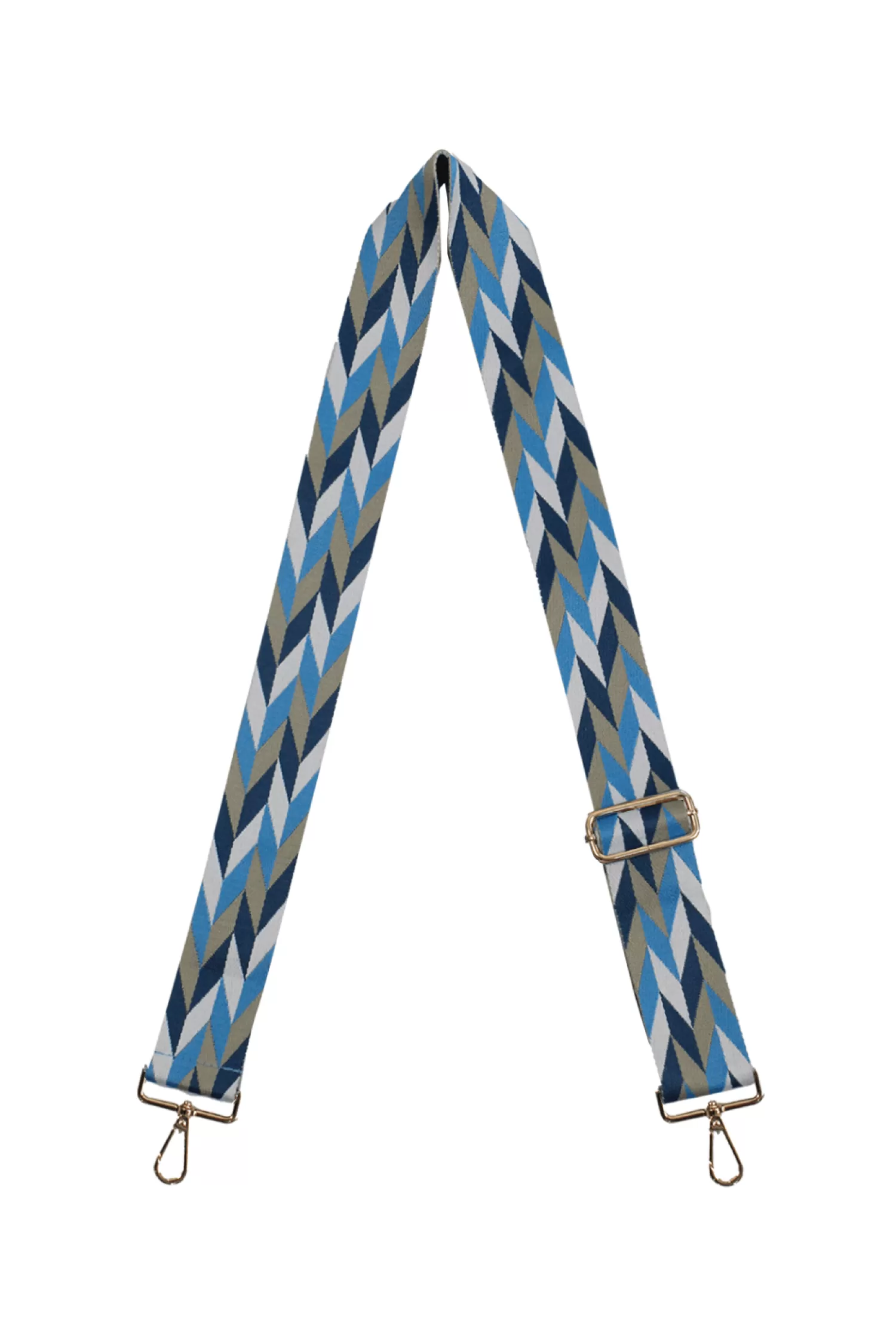 Store Berkley Handbag Strap Blue in Gold Bag Straps