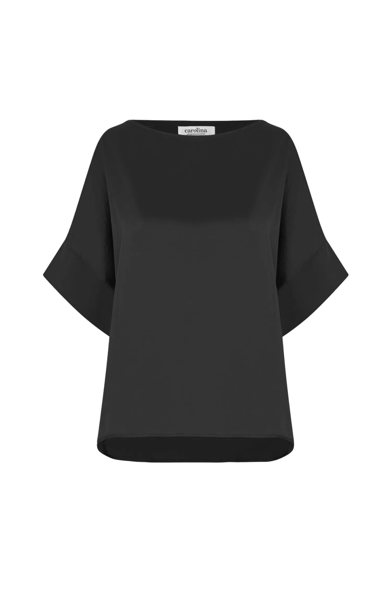 Hot Bianca Short Sleeve Top Black Bianca Tops | Short Sleeve