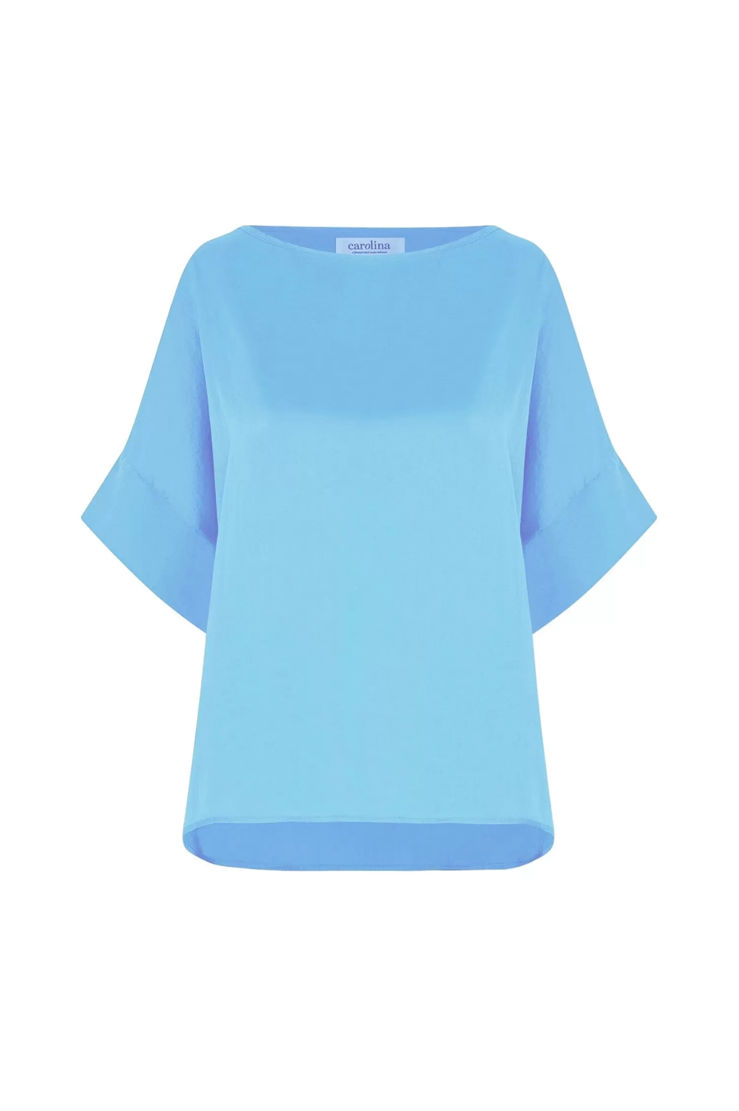 Hot Bianca Short Sleeve Top Ocean Blue Bianca Tops | Short Sleeve