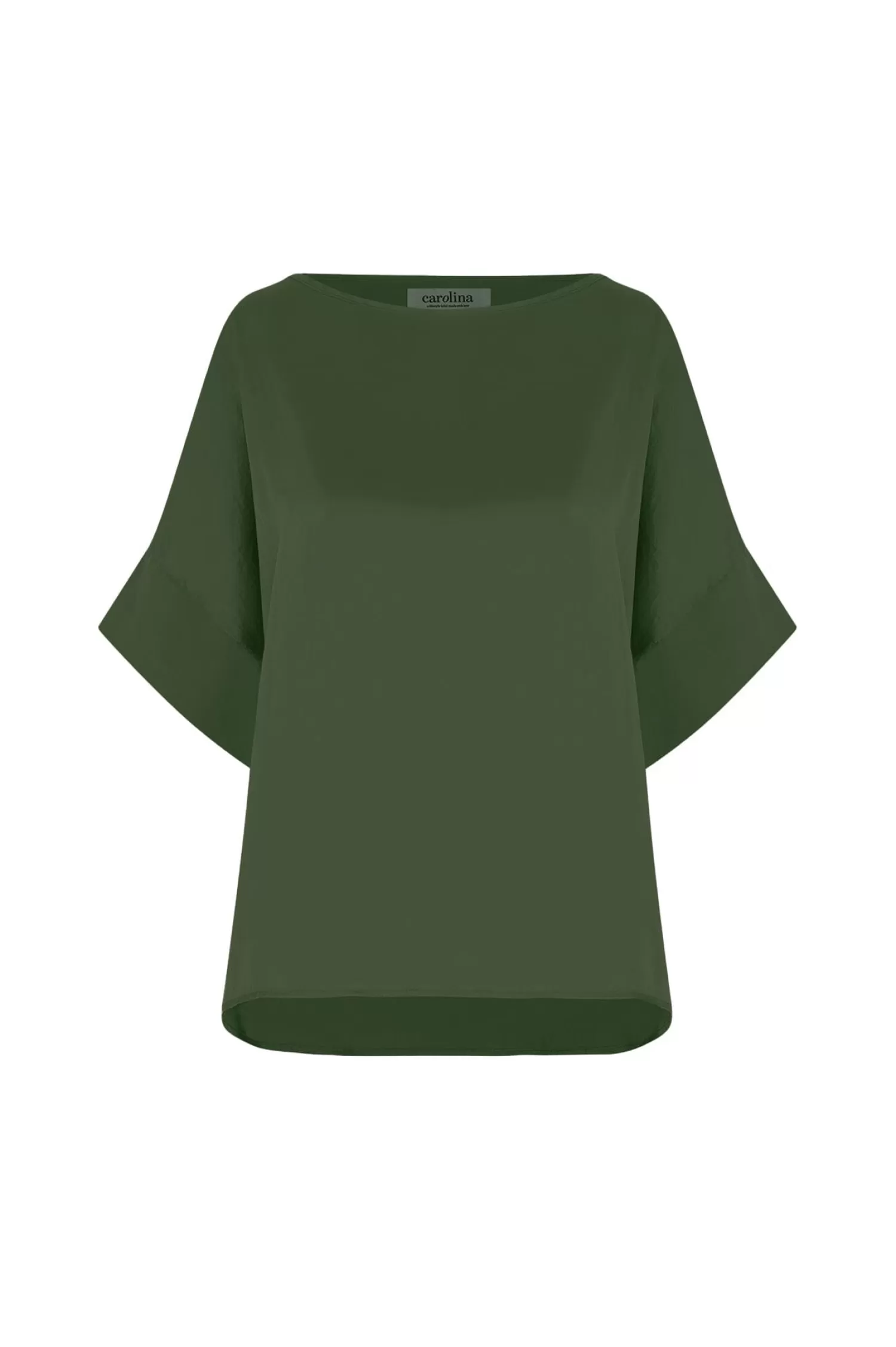 Hot Bianca Short Sleeve Top Olive Bianca Tops | Short Sleeve