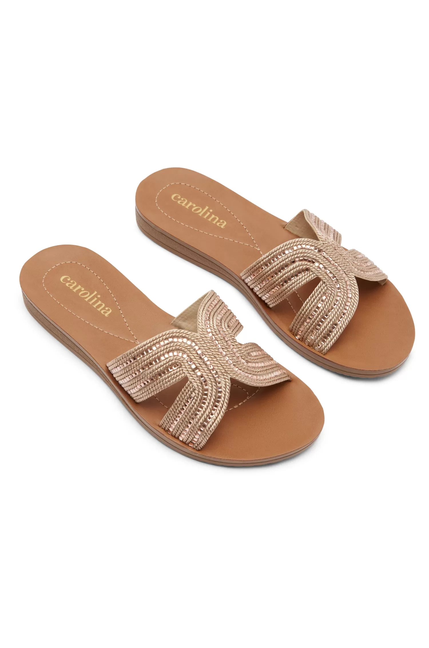 New Brianna Slides Rose Gold Slides And Sandles