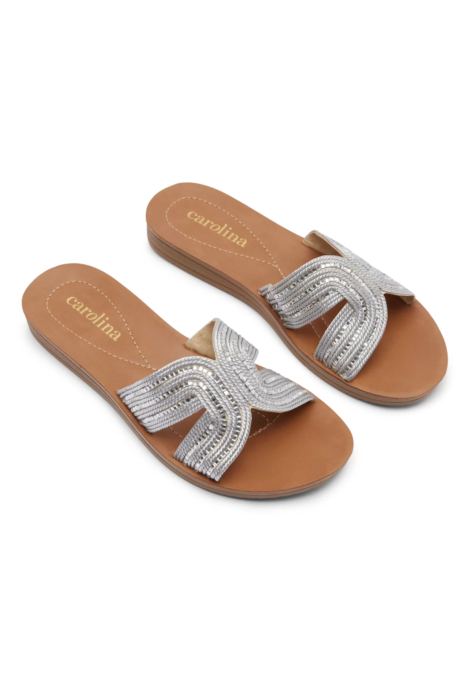 Best Brianna Slides Silver Slides And Sandles