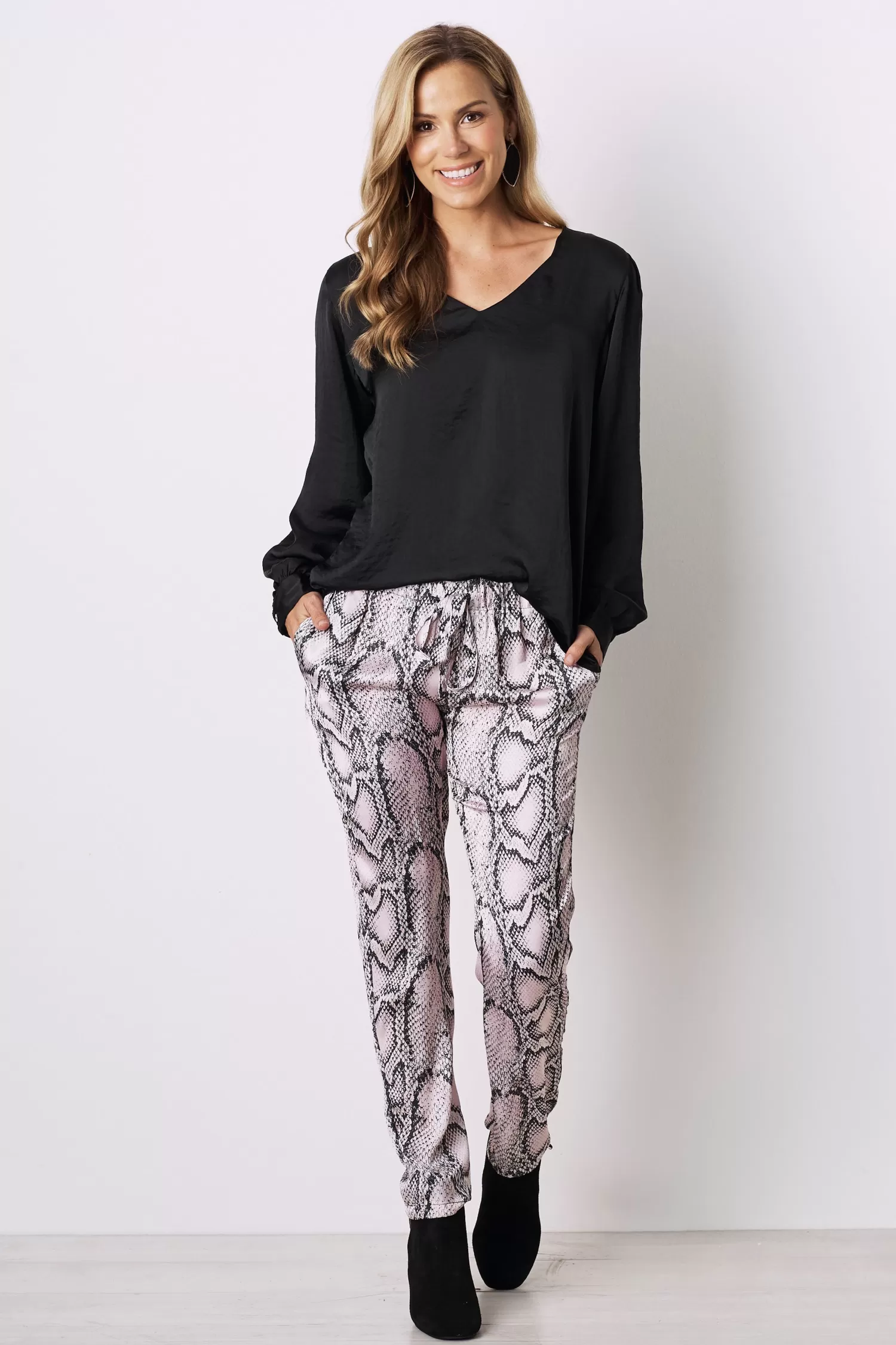 Outlet Camilla Pants Blush Python Camilla Pants | Pants