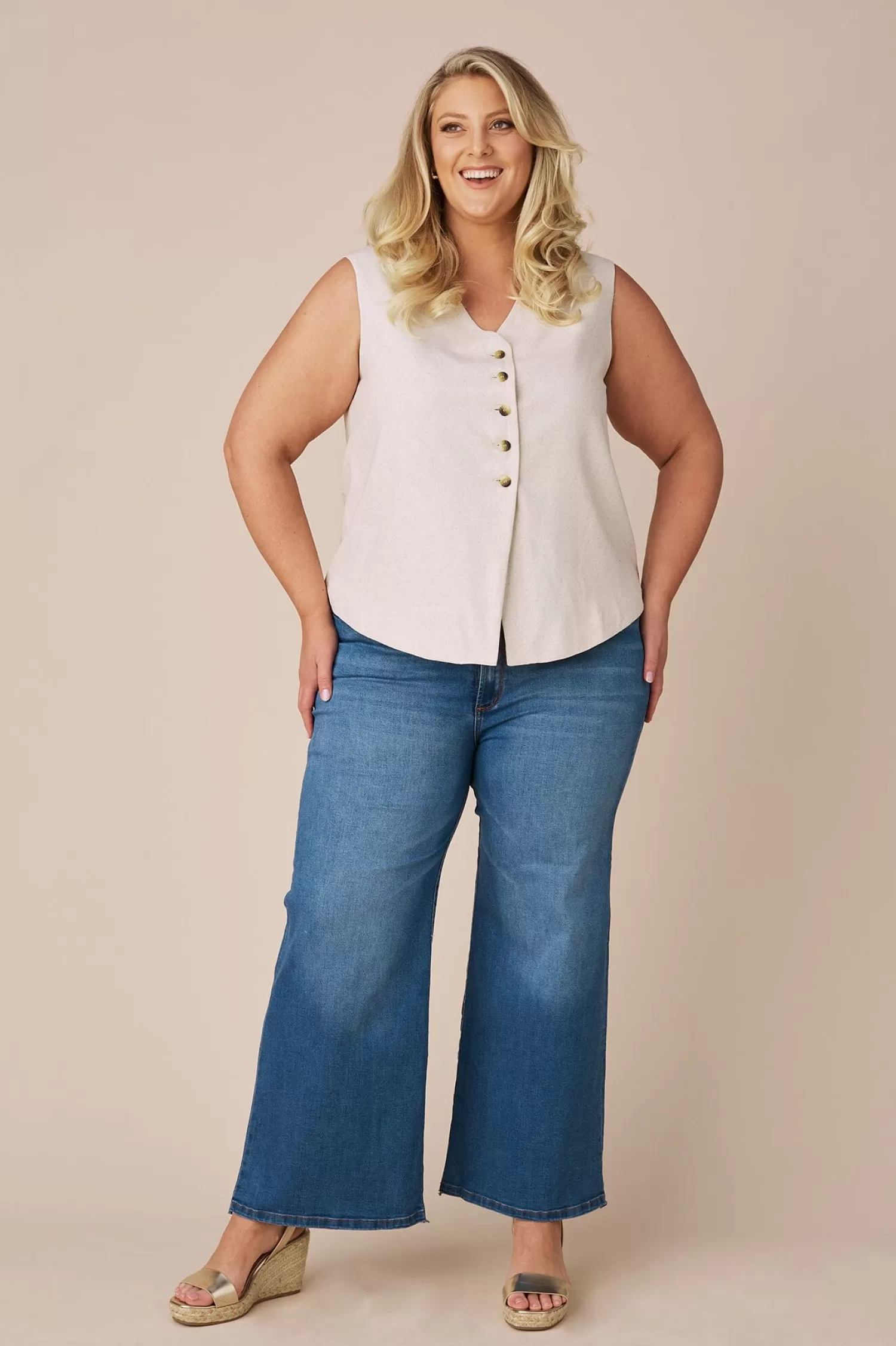 Best Cammy High Rise Wide Leg Denim Jeans Jeans