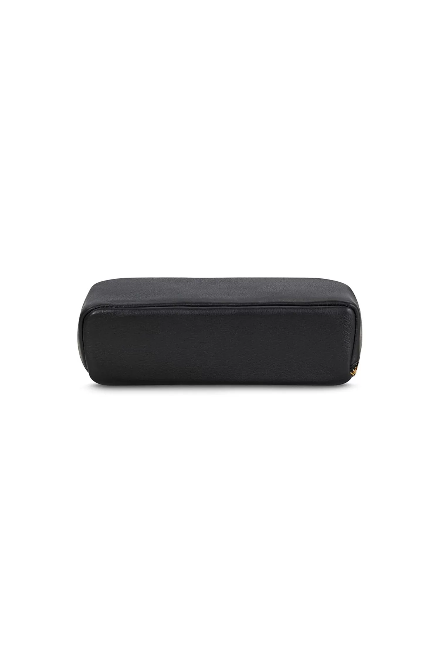 Fashion Cara Make Up Bag Black Soft Leather Travel Accessories | Travel Accessories