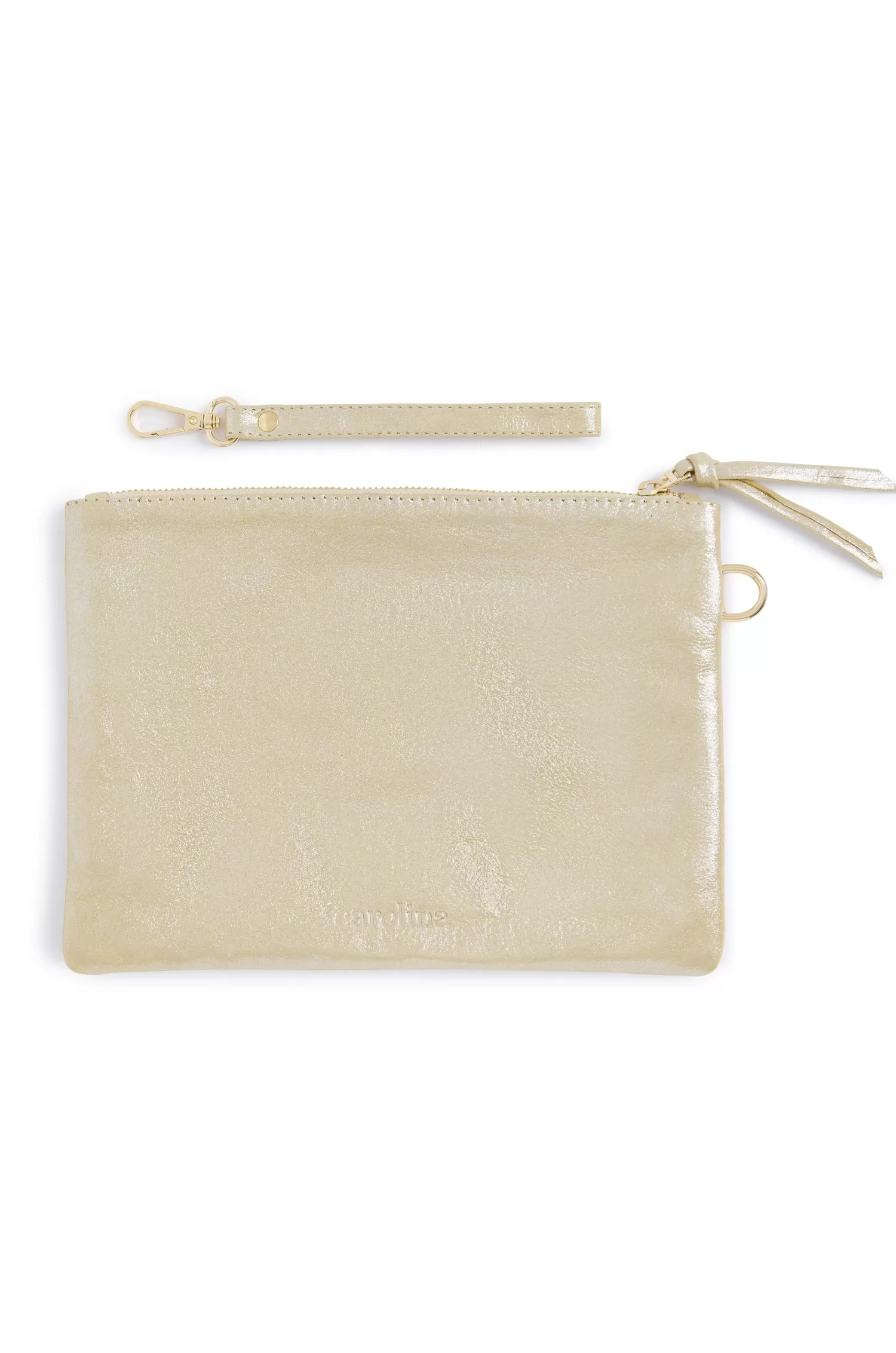 Discount Cassie Clutch Light Gold Metallic Clutches | Clutches