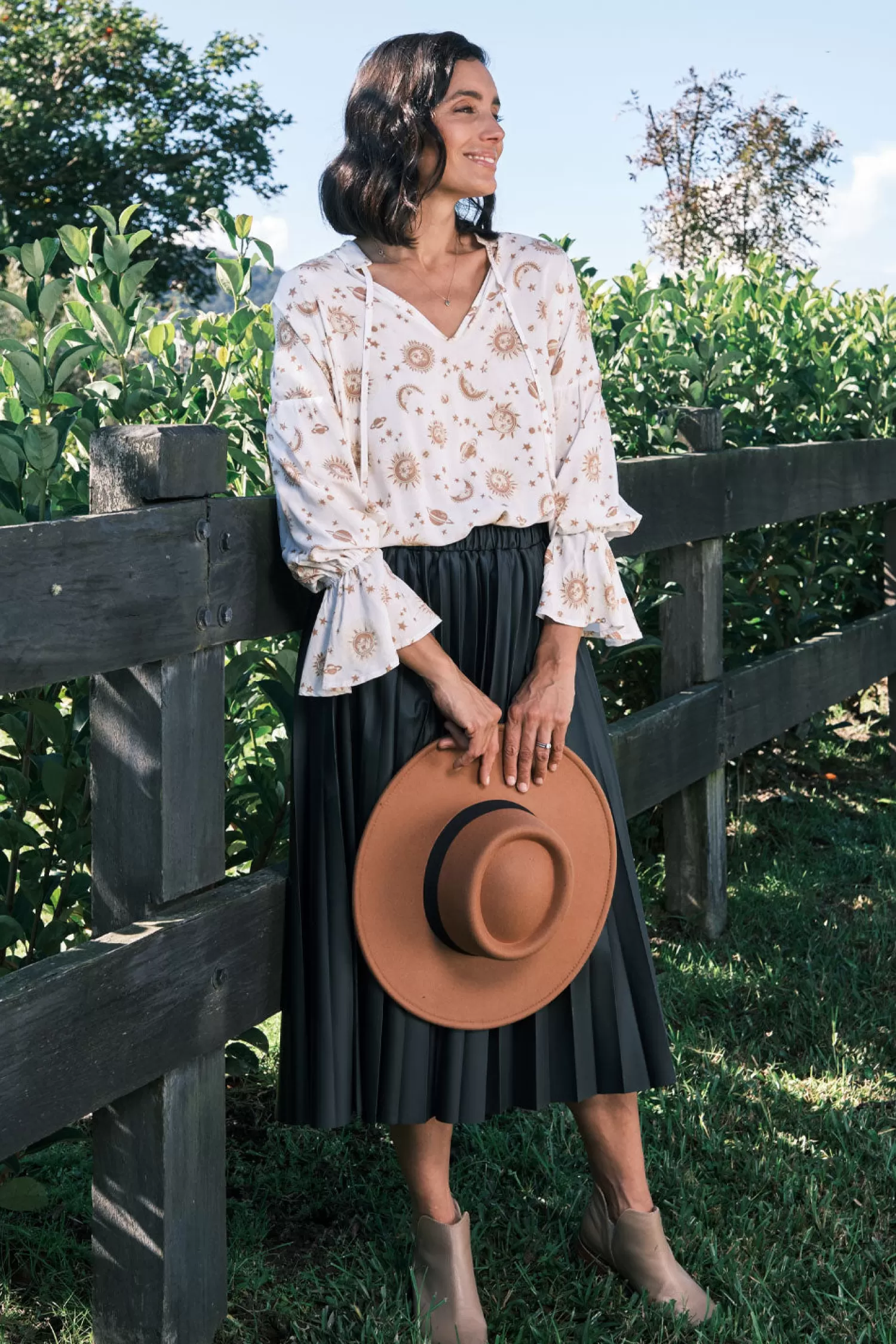 Hot Celeste Long Sleeve Top White Long Sleeve