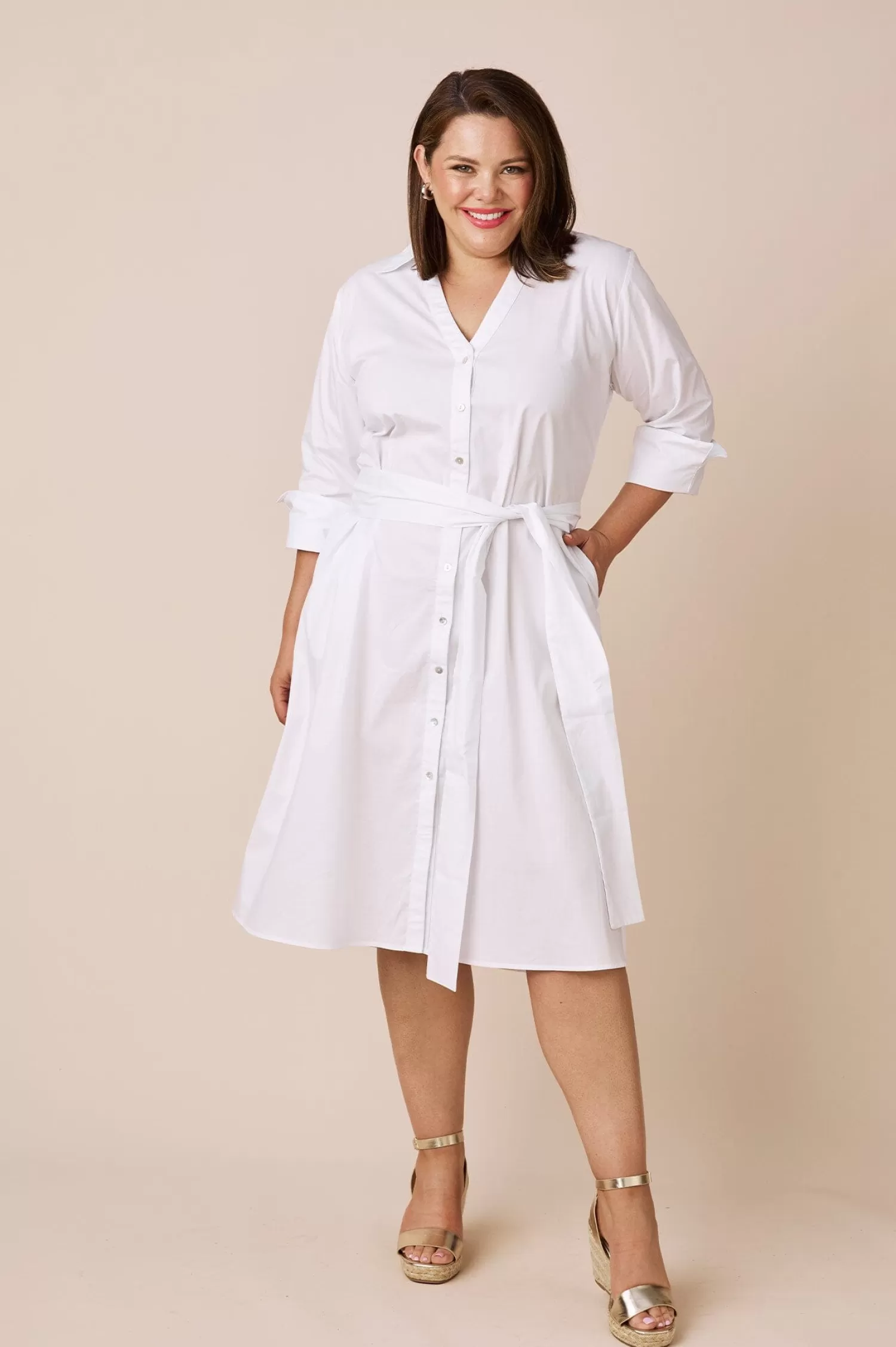 Sale Celia Dress White Long Sleeve | Short Sleeve