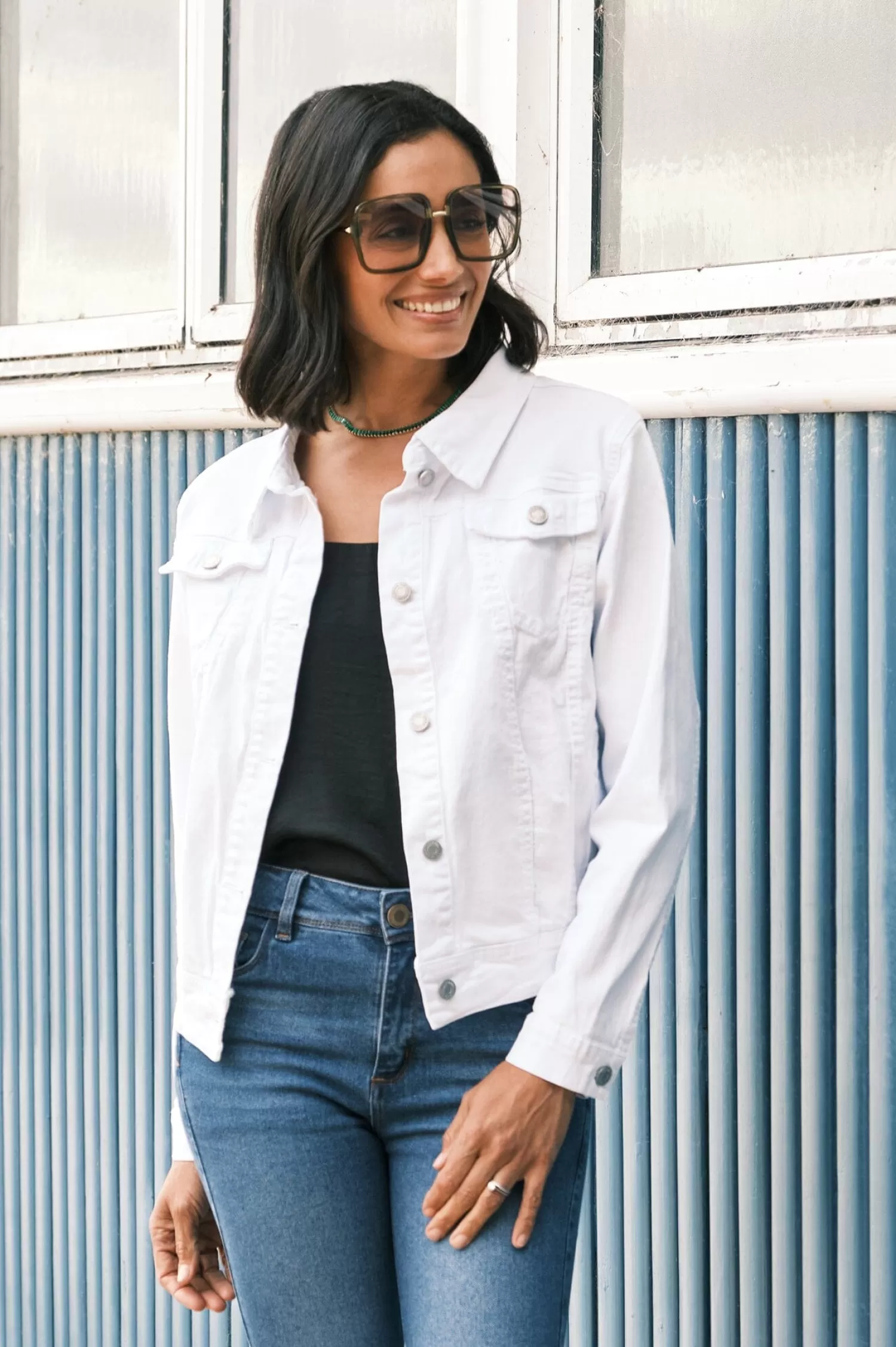 Flash Sale Chelsey Denim Jacket White Jackets