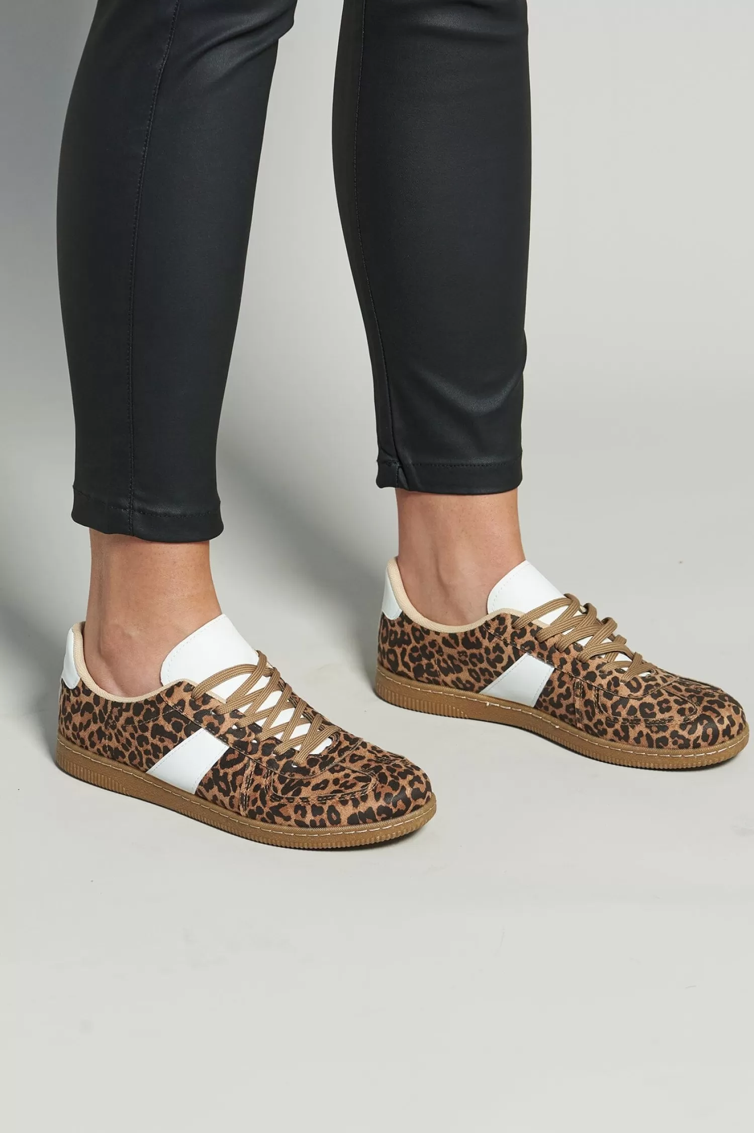 Shop Cosima Sneakers Animal Print Flats & Loafers