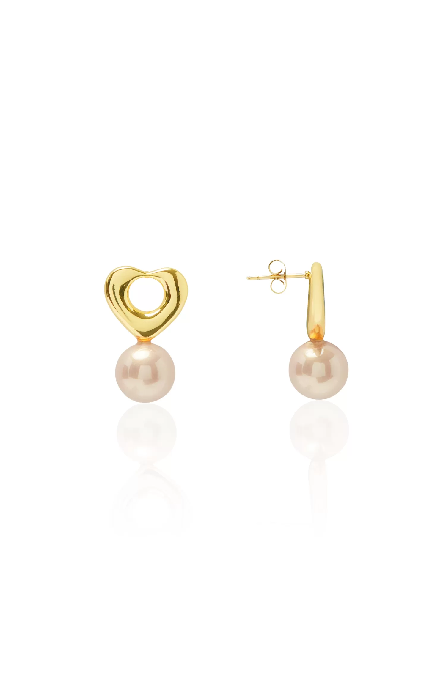 Best Sale Dayana Love Pearl Earrings Blush Earrings