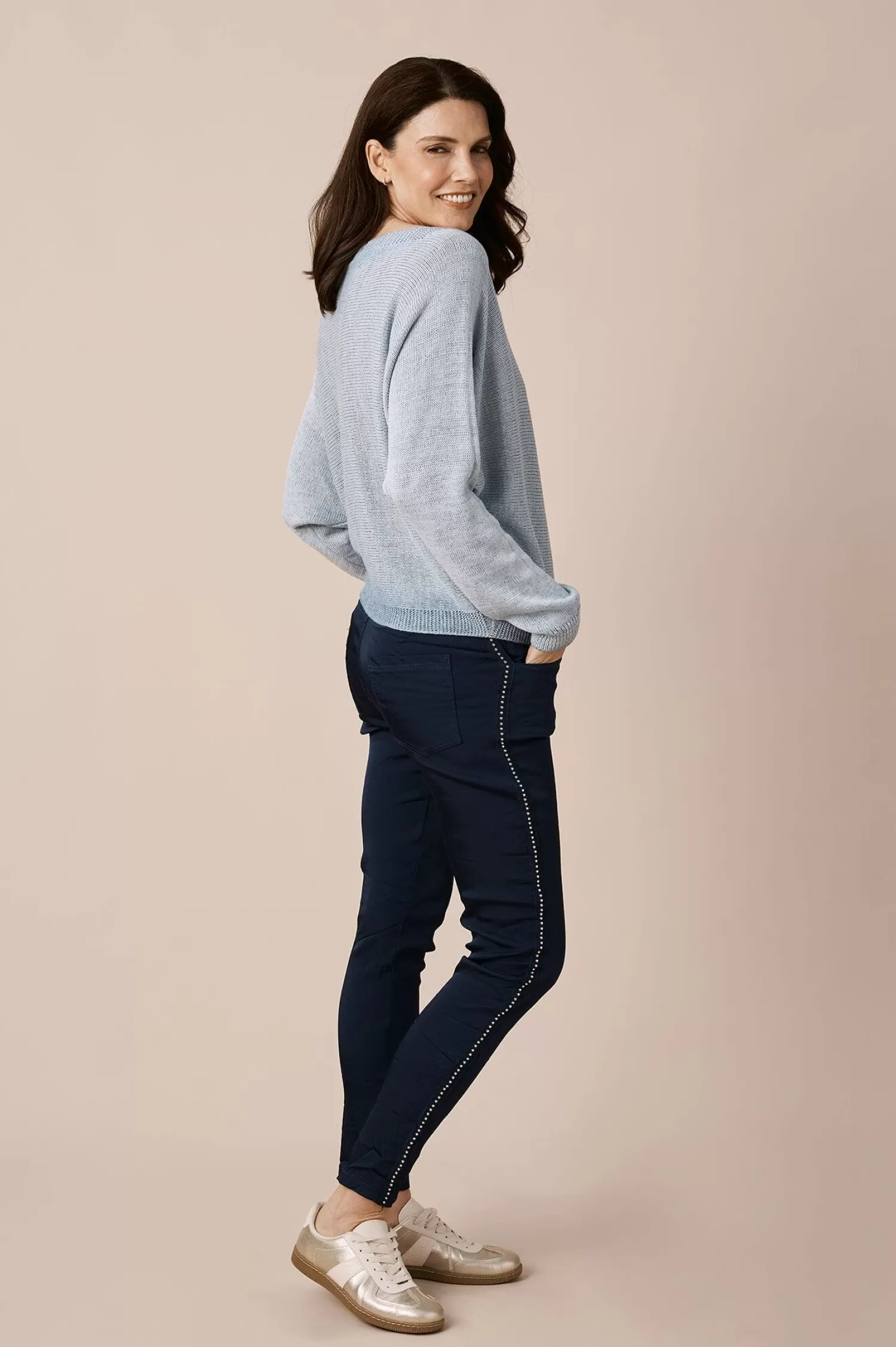 Sale Elsa Jogger Navy Joggers