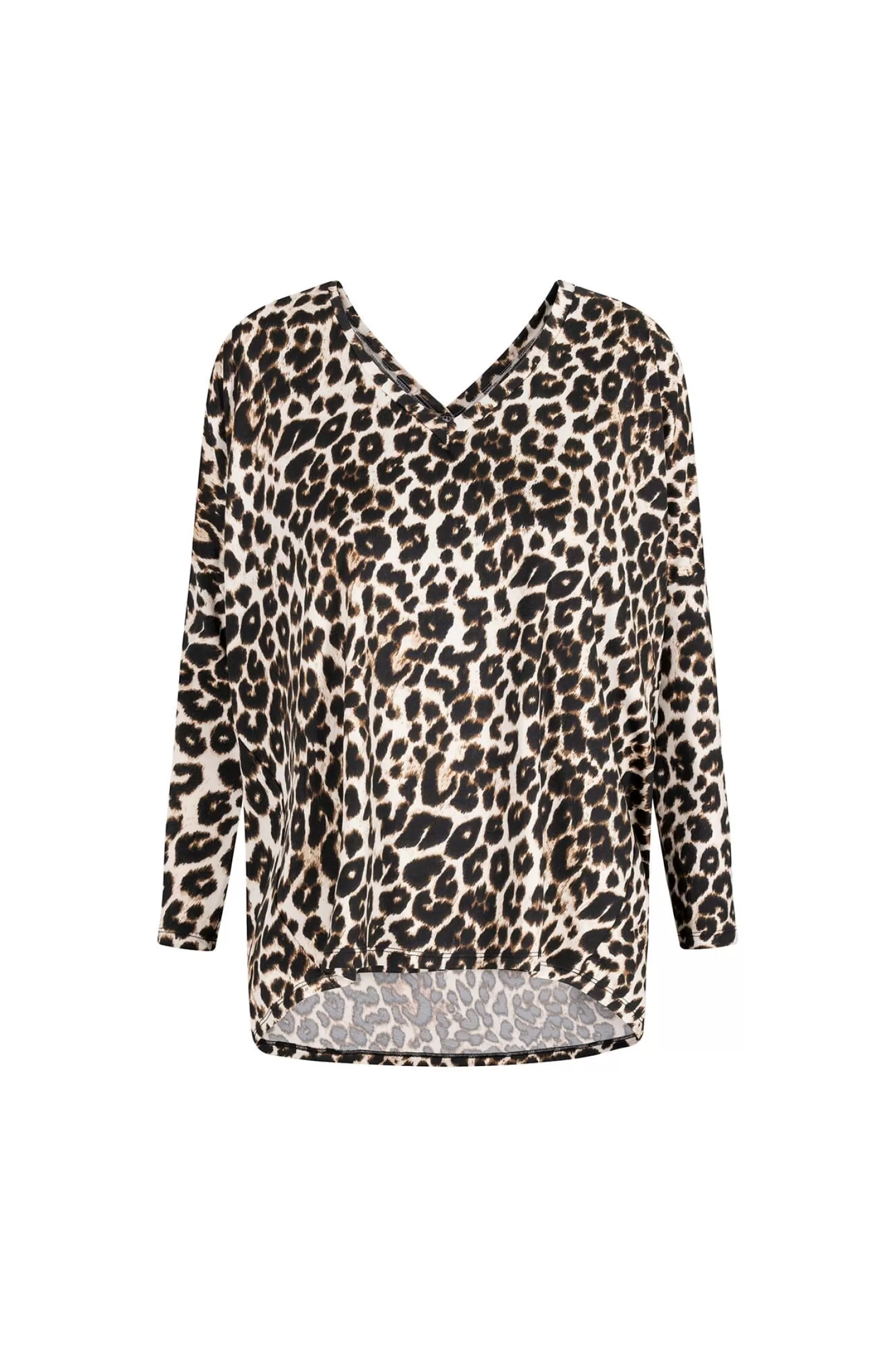 Outlet Erica Essential Long Sleeve Top Animal Print Long Sleeve