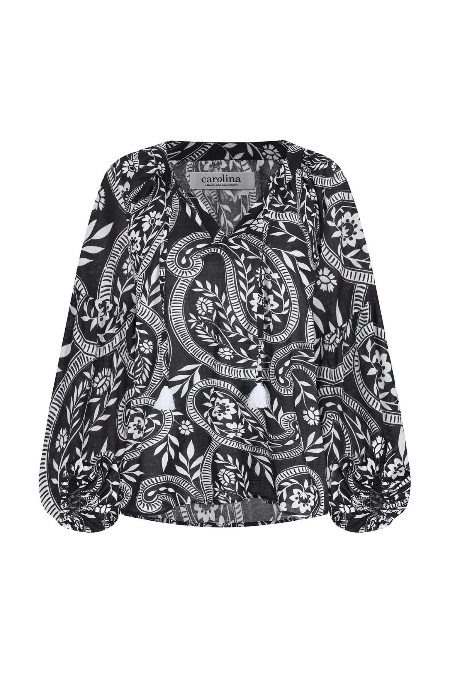 Shop Francis Top Black and White Long Sleeve