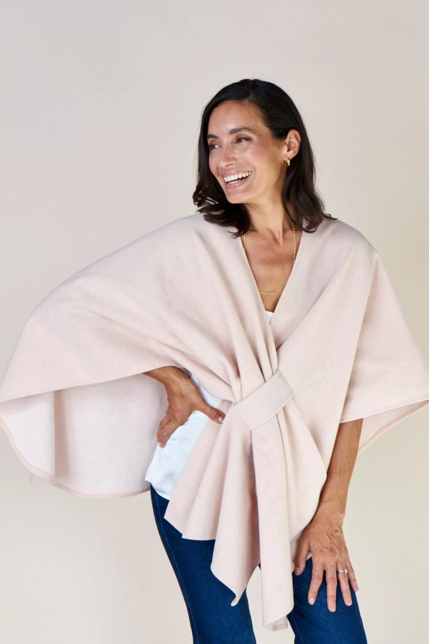 Shop Grace Cape Blush Jackets | Capes & Kaftans