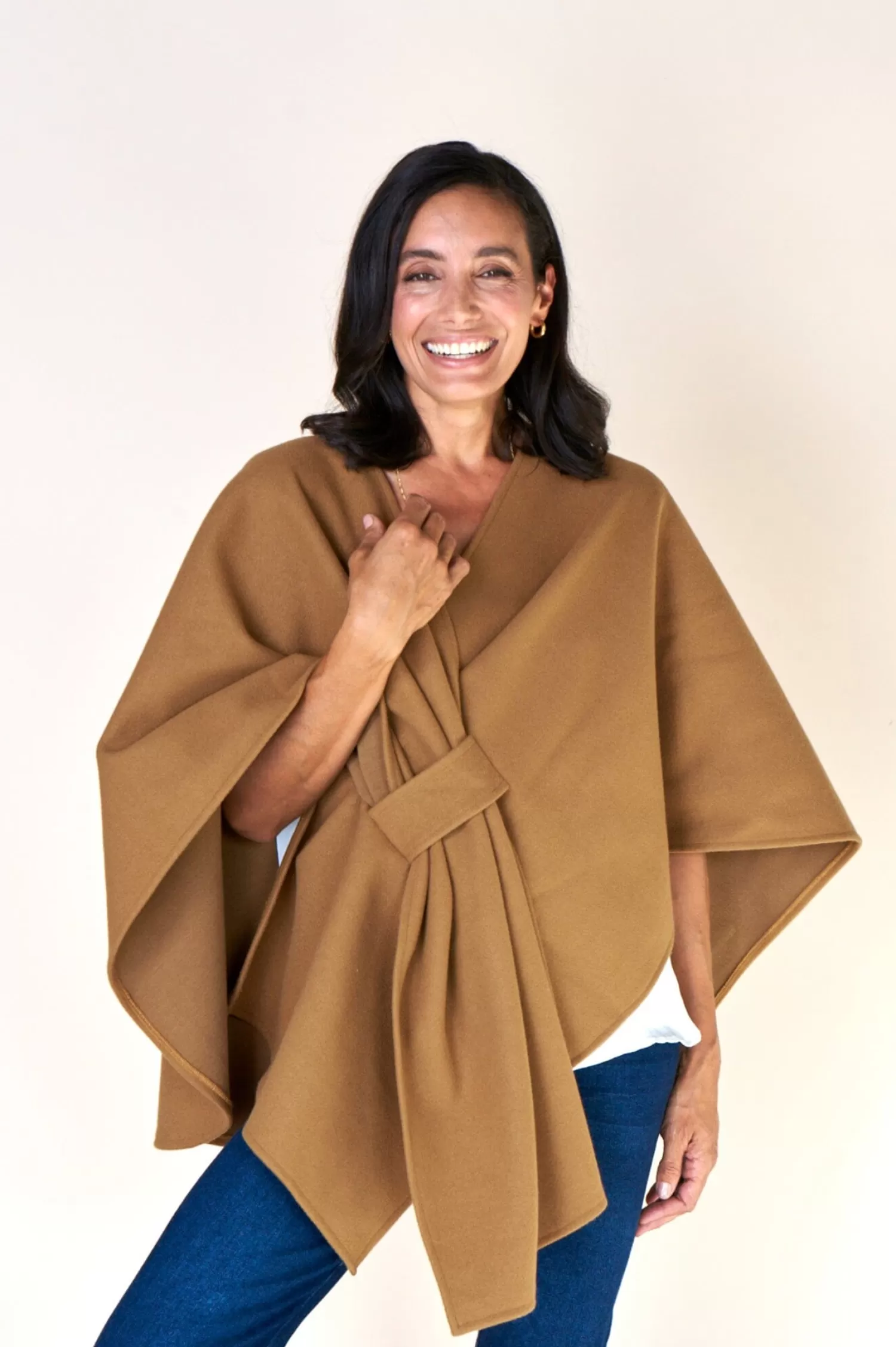 Discount Grace Cape Champagne Capes & Kaftans