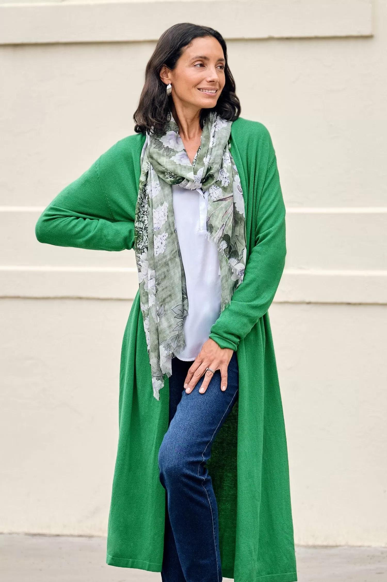 New Gracelyn Cardigan Apple Green Knitwear