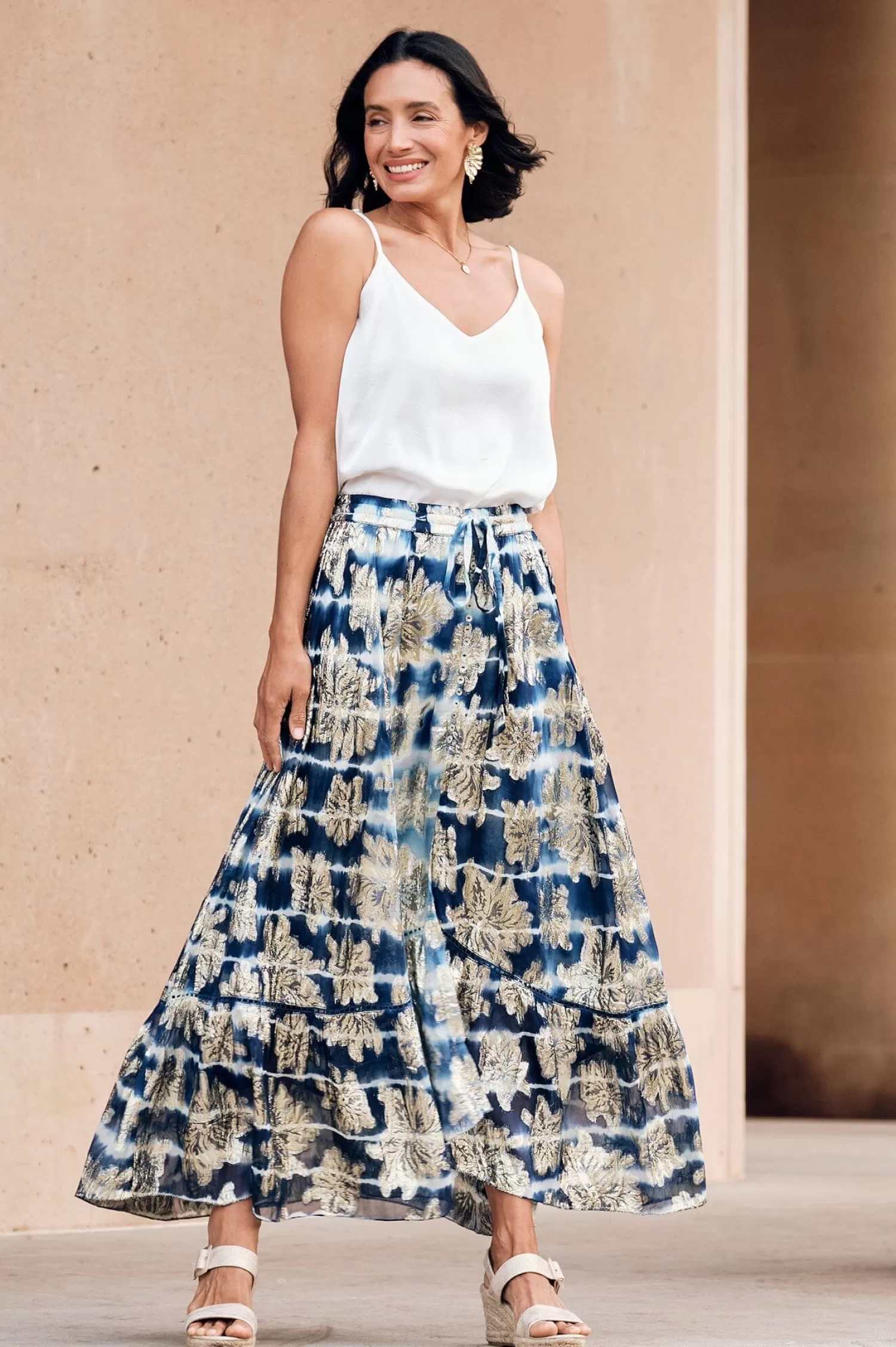 Fashion Halina Skirt in Navy Skirts