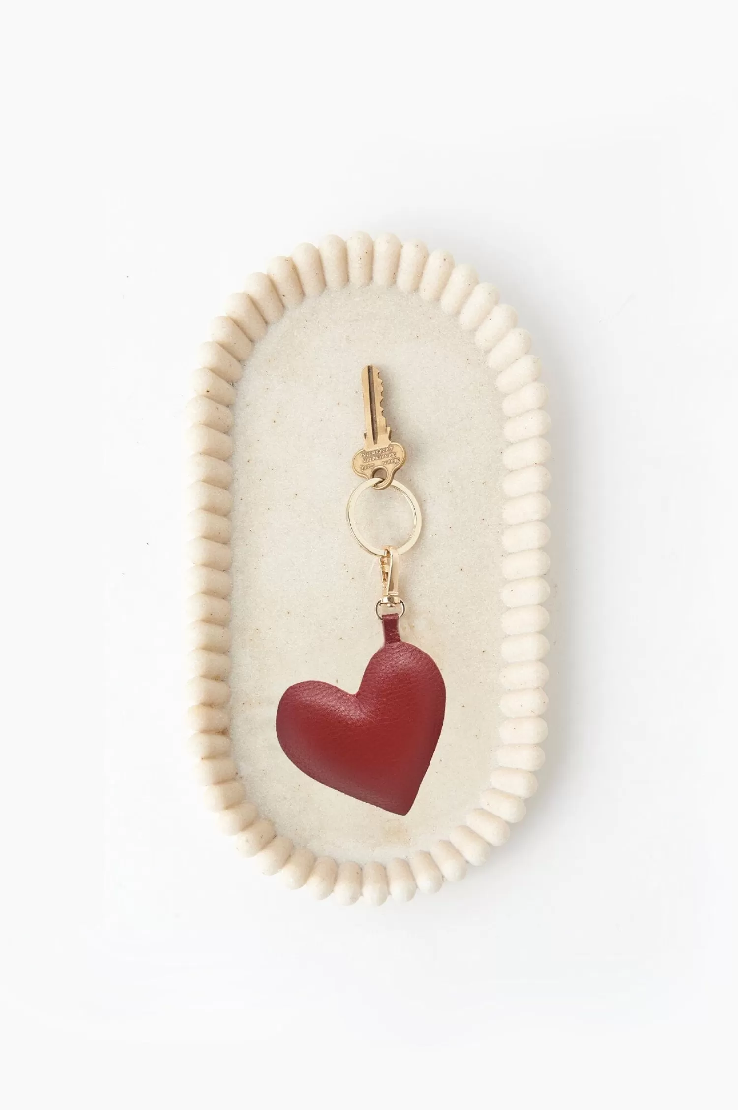 Store Heart Keyring Soft Leather Red Travel Accessories | Travel Accessories