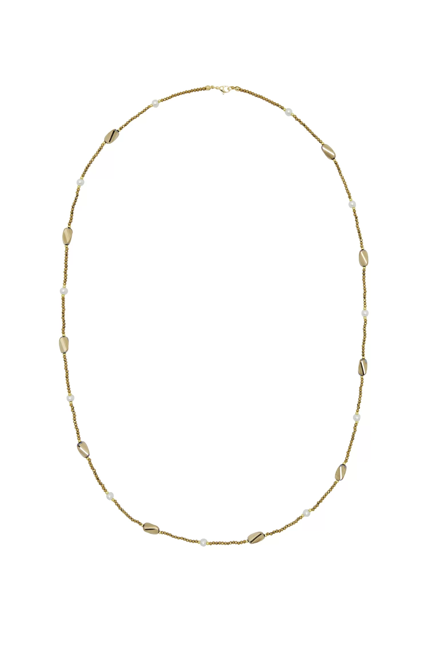 Shop Hebe Necklace Dark Gold Necklaces