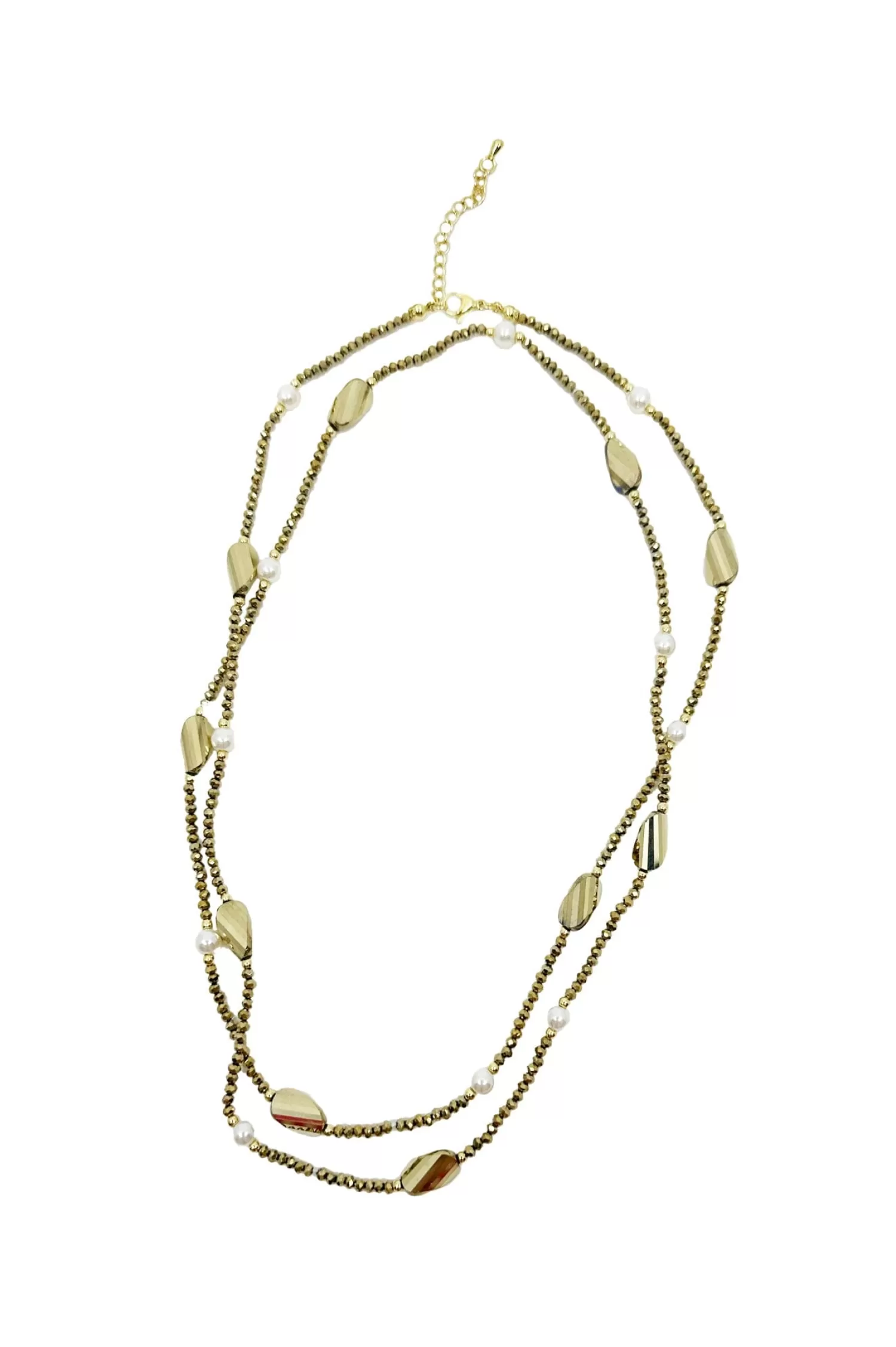 Shop Hebe Necklace Dark Gold Necklaces