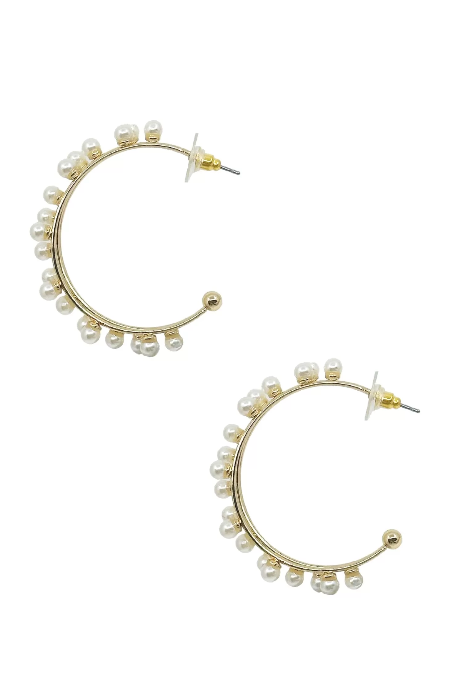 Cheap Jasmyne Pearl Earrings Gold Earrings