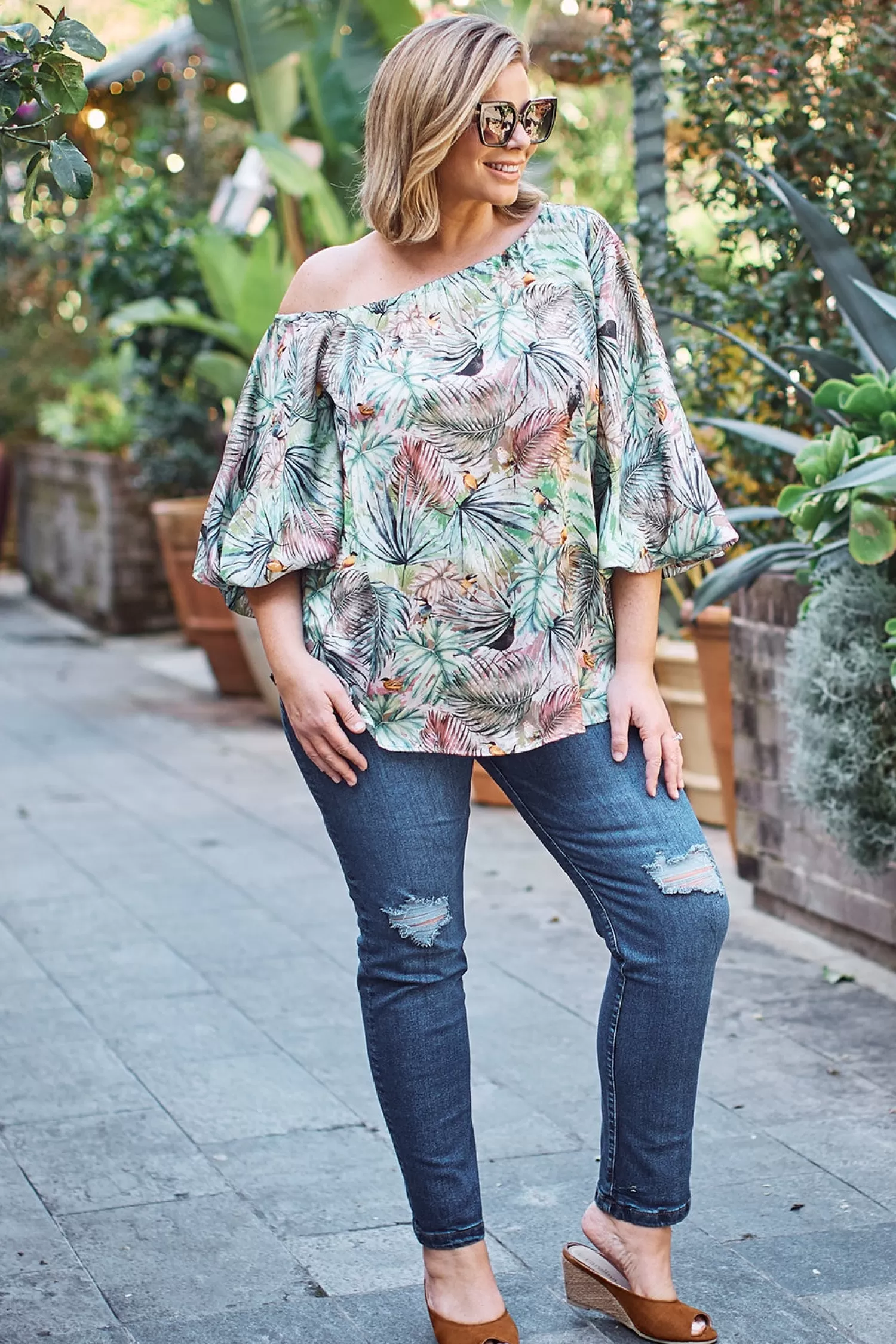 New Kalea Round Neck Top Long Sleeve | Short Sleeve