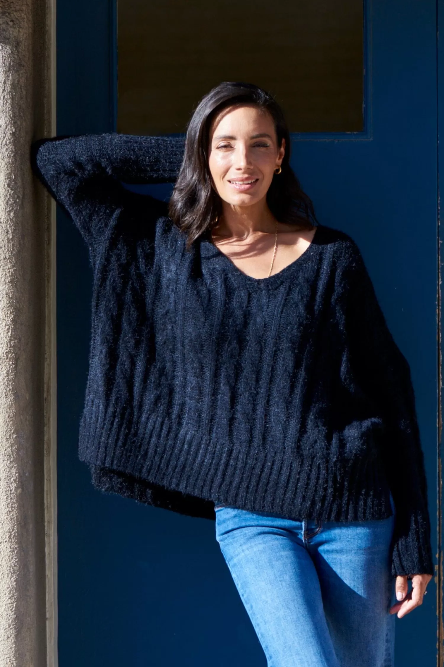 Store Katrina Jumper Black Knitwear