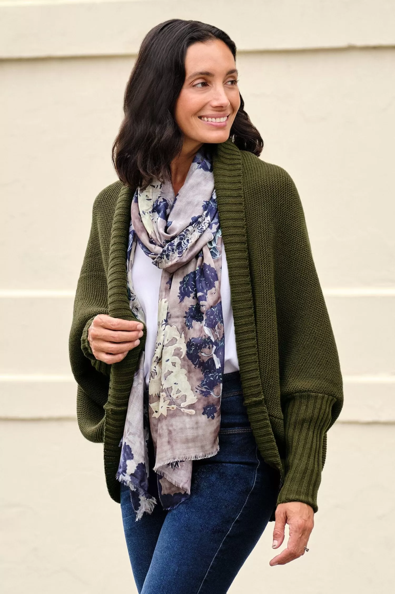 Best Sale Leanne Cardigan Olive Knitwear