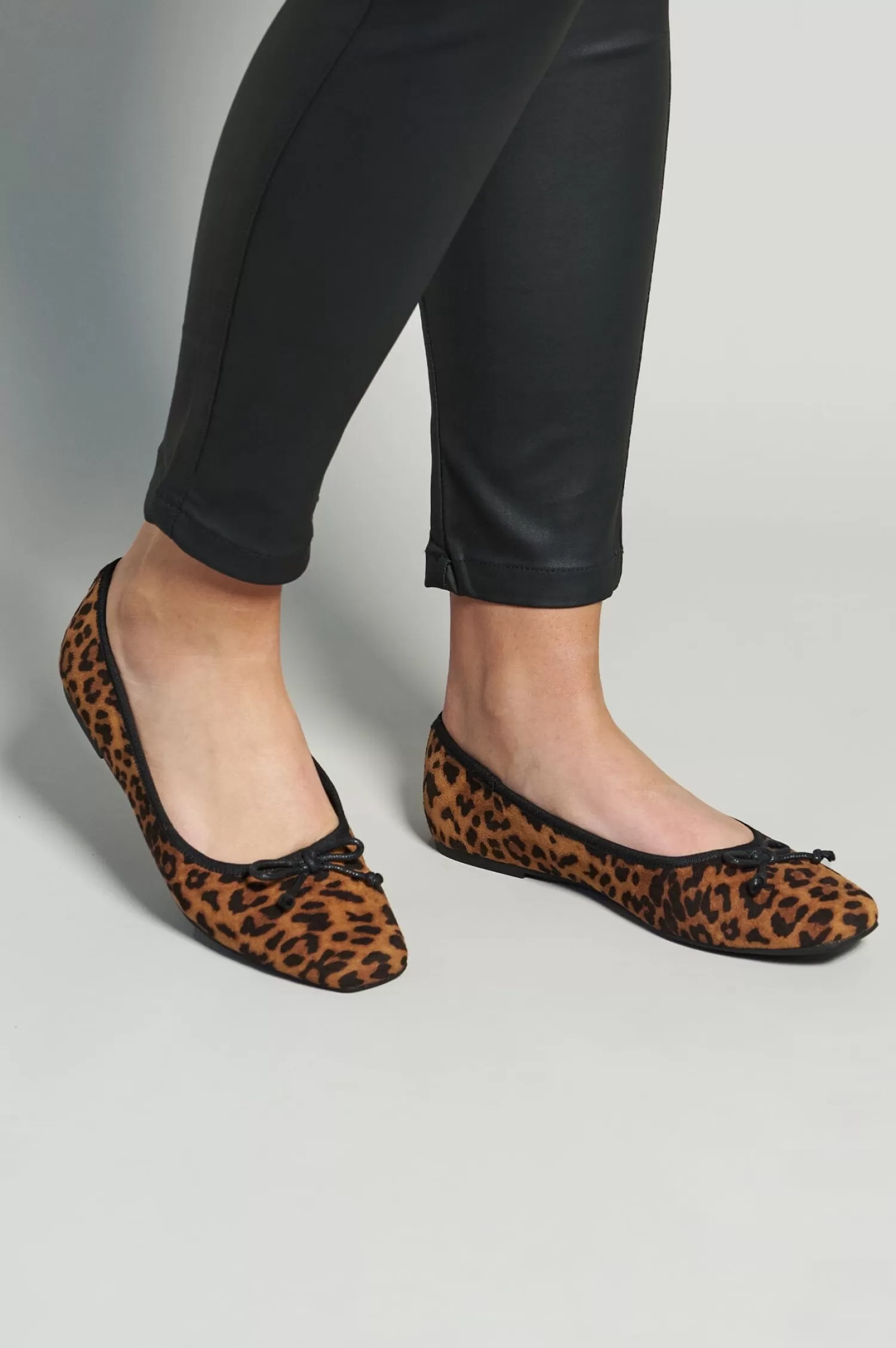 New Lenora Ballet Flats Animal Print Flats & Loafers