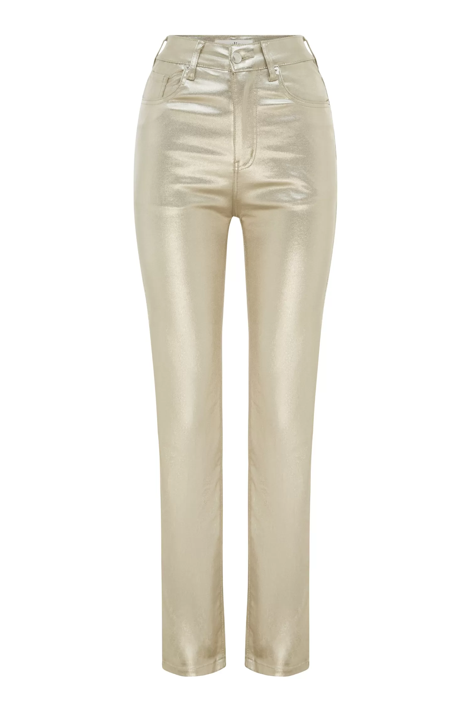 Sale Lucia Metallic Gold Jeans Jeans | Pants