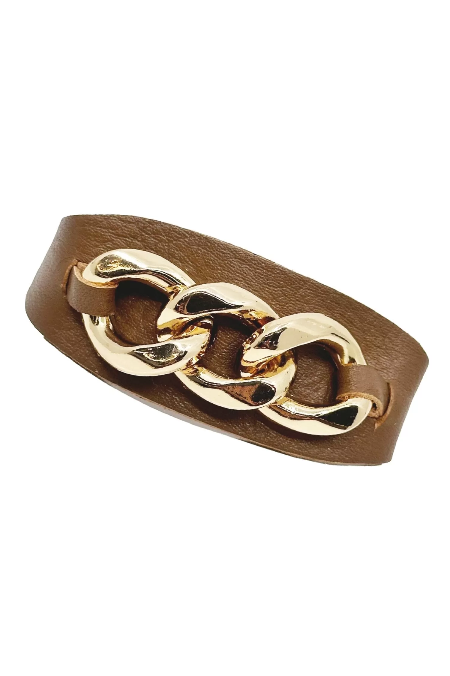 Best Madelyn Leather Bracelet Tan Bracelets