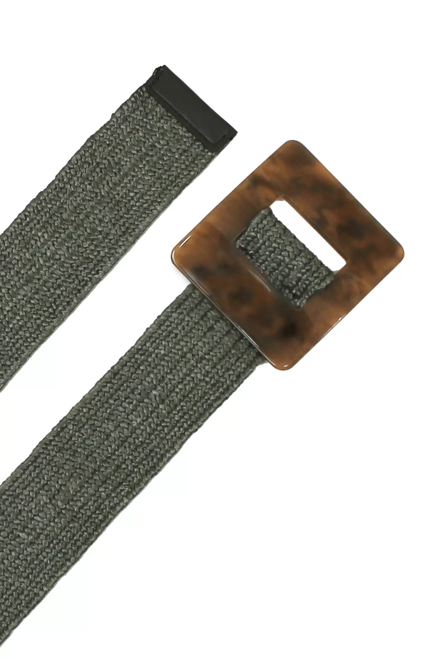 Best Mahana Elasticised Belt Olive Belts