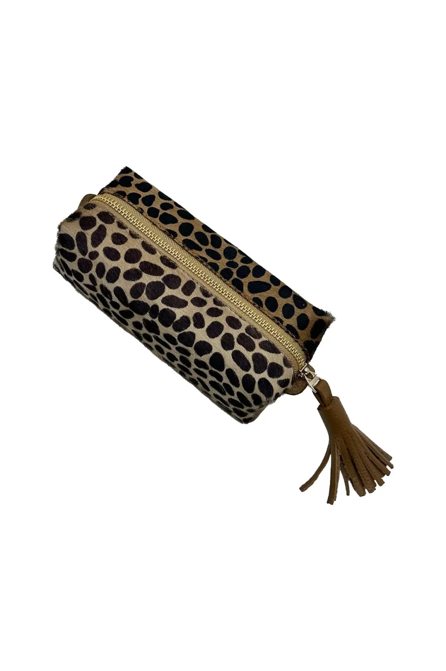 Cheap Make up Bag Giraffe Tan Cowhide Travel Accessories | Travel Accessories