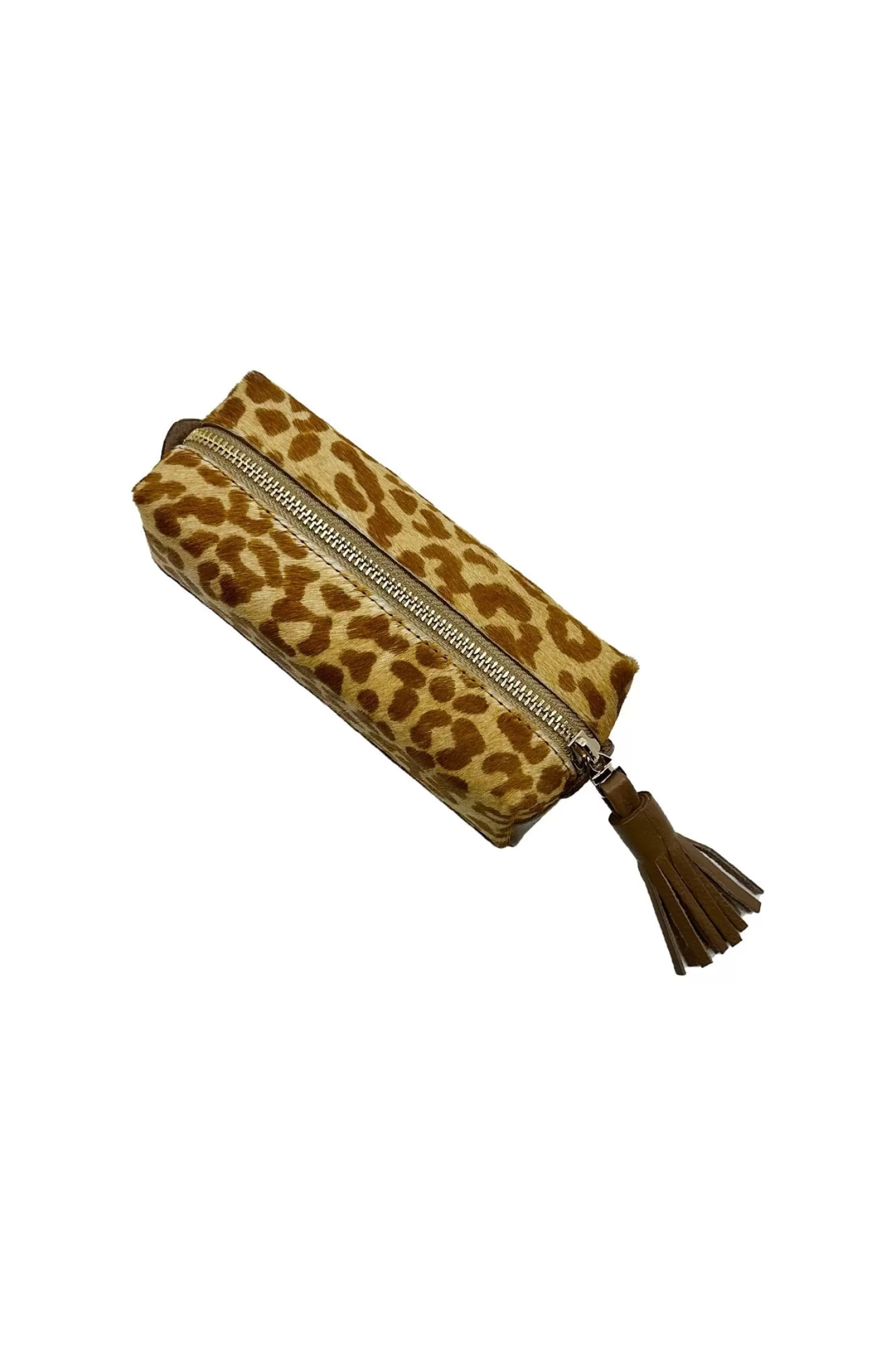 Best Sale Make up Bag Tan Leopard Cowhide Travel Accessories | Travel Accessories