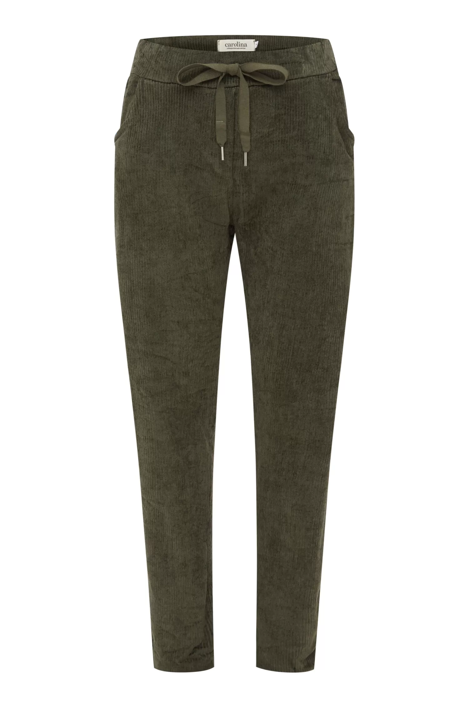 Cheap Maricela Corduroy Jogger Olive Joggers