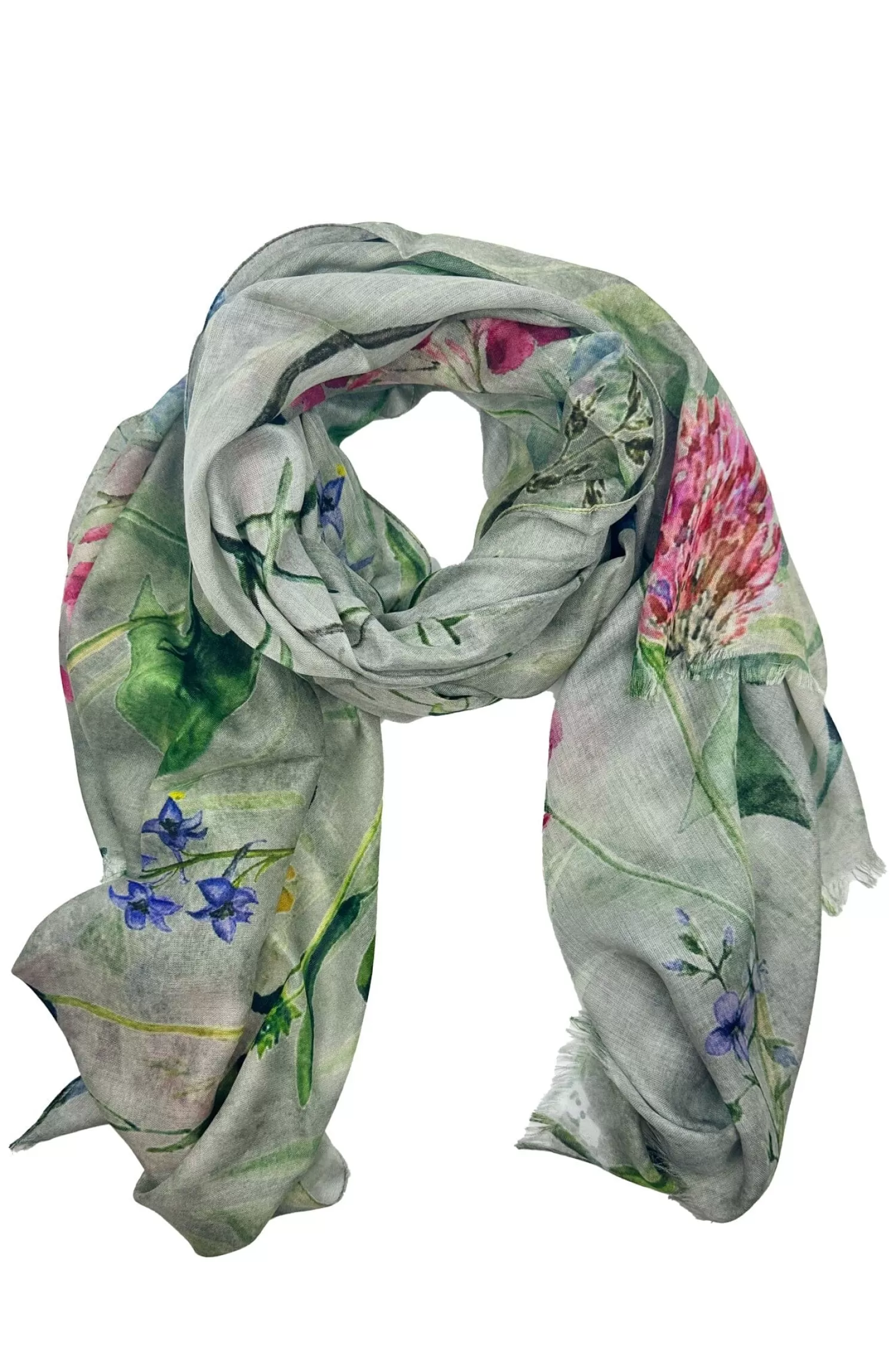 Best Naya Floral Modal Scarf Aloe Scarves