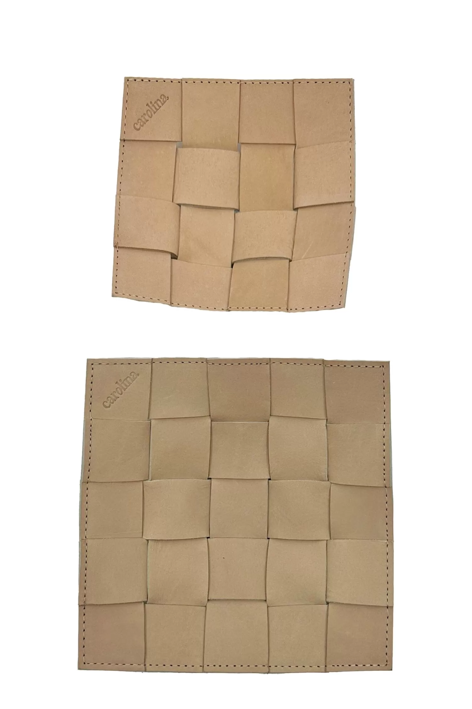 Discount Plaited Leather Trays Pack of 2 Homewares | Travel Accessories