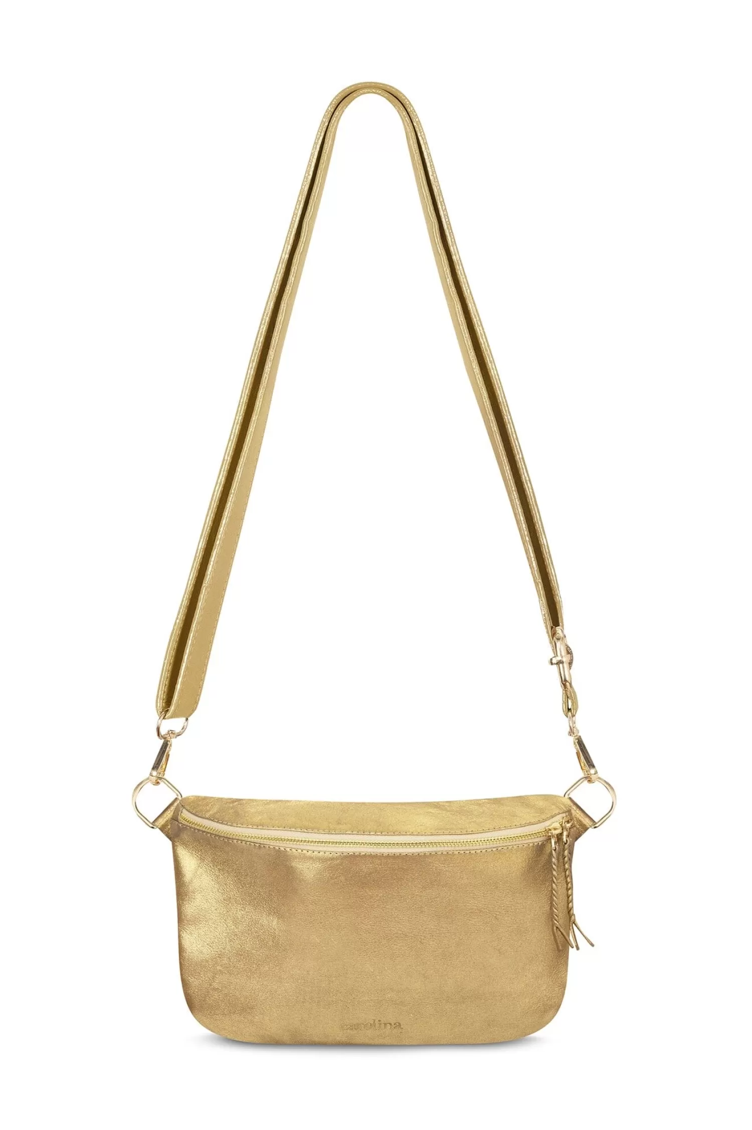 Flash Sale Ramona Leather Handbag Gold Metallic Cross Body | Handbags