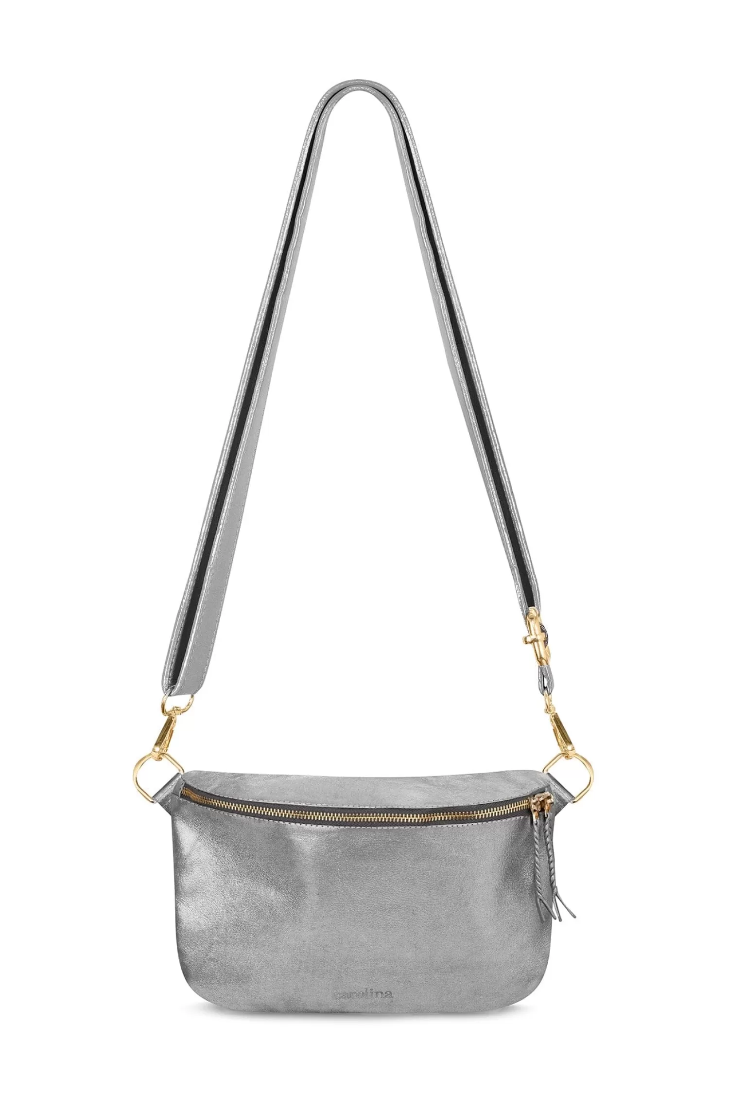 Flash Sale Ramona Leather Handbag Silver Metallic Cross Body | Handbags