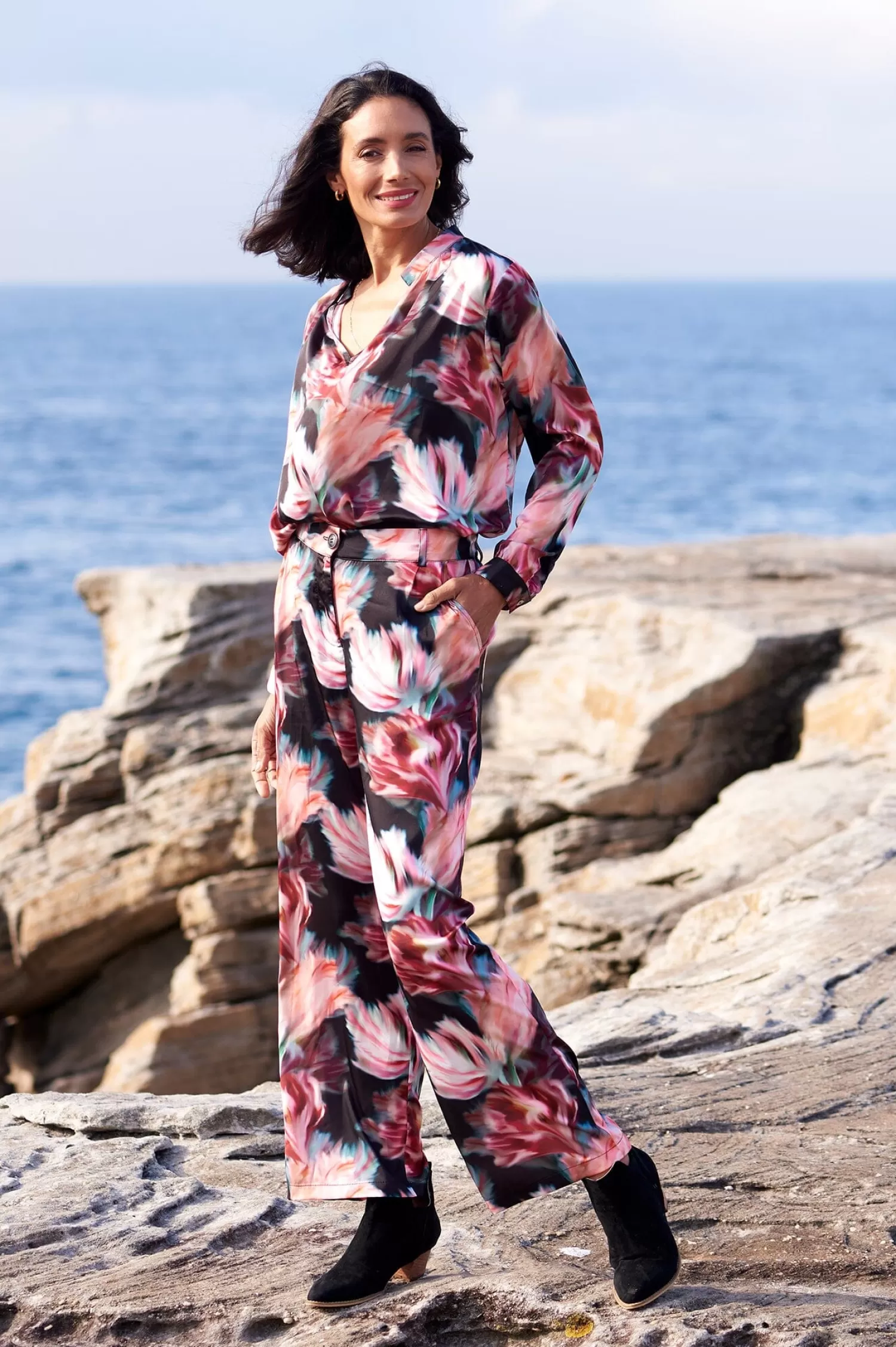 Fashion Romy Floral Pants Pants